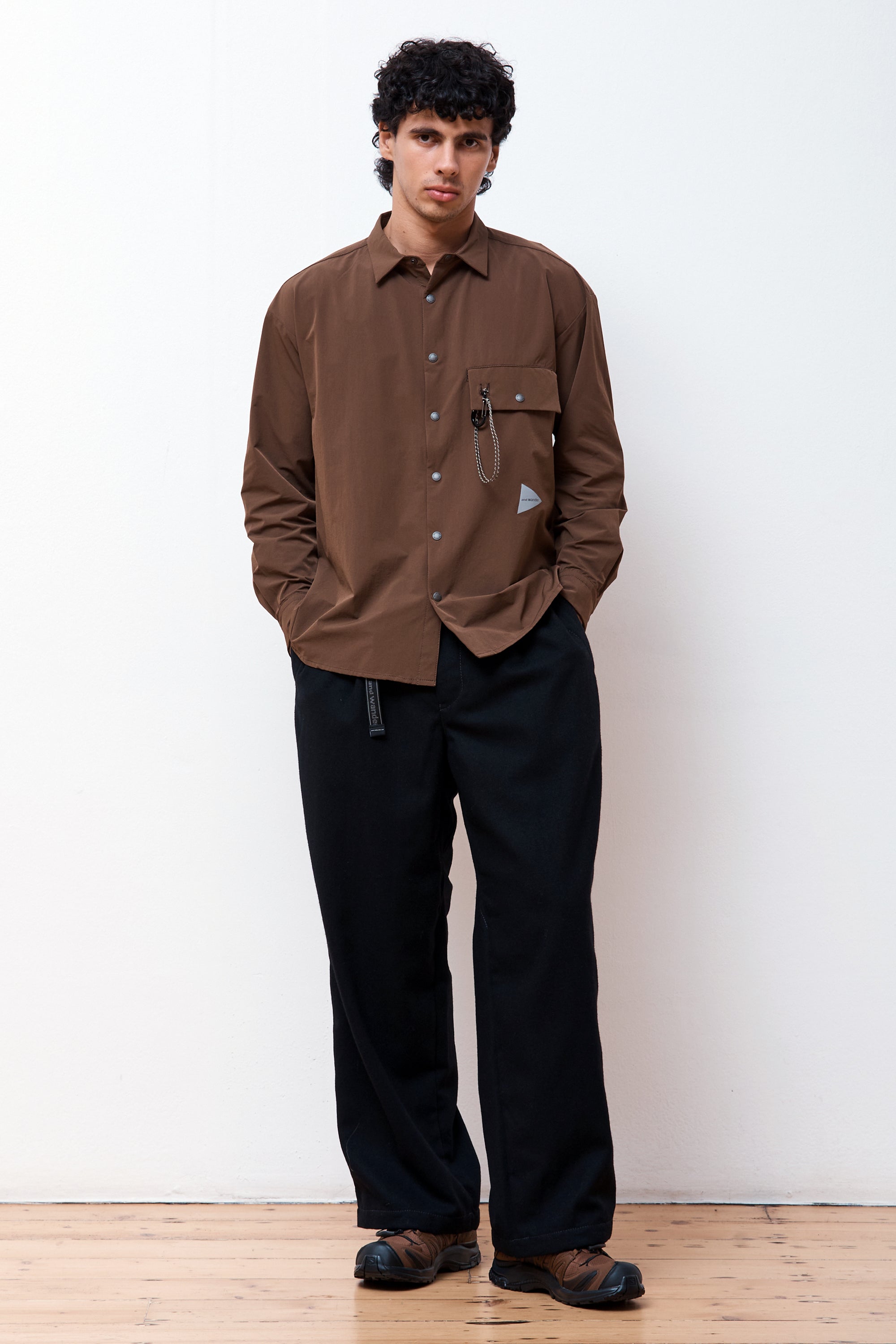 Light W Cloth Shirt Brown