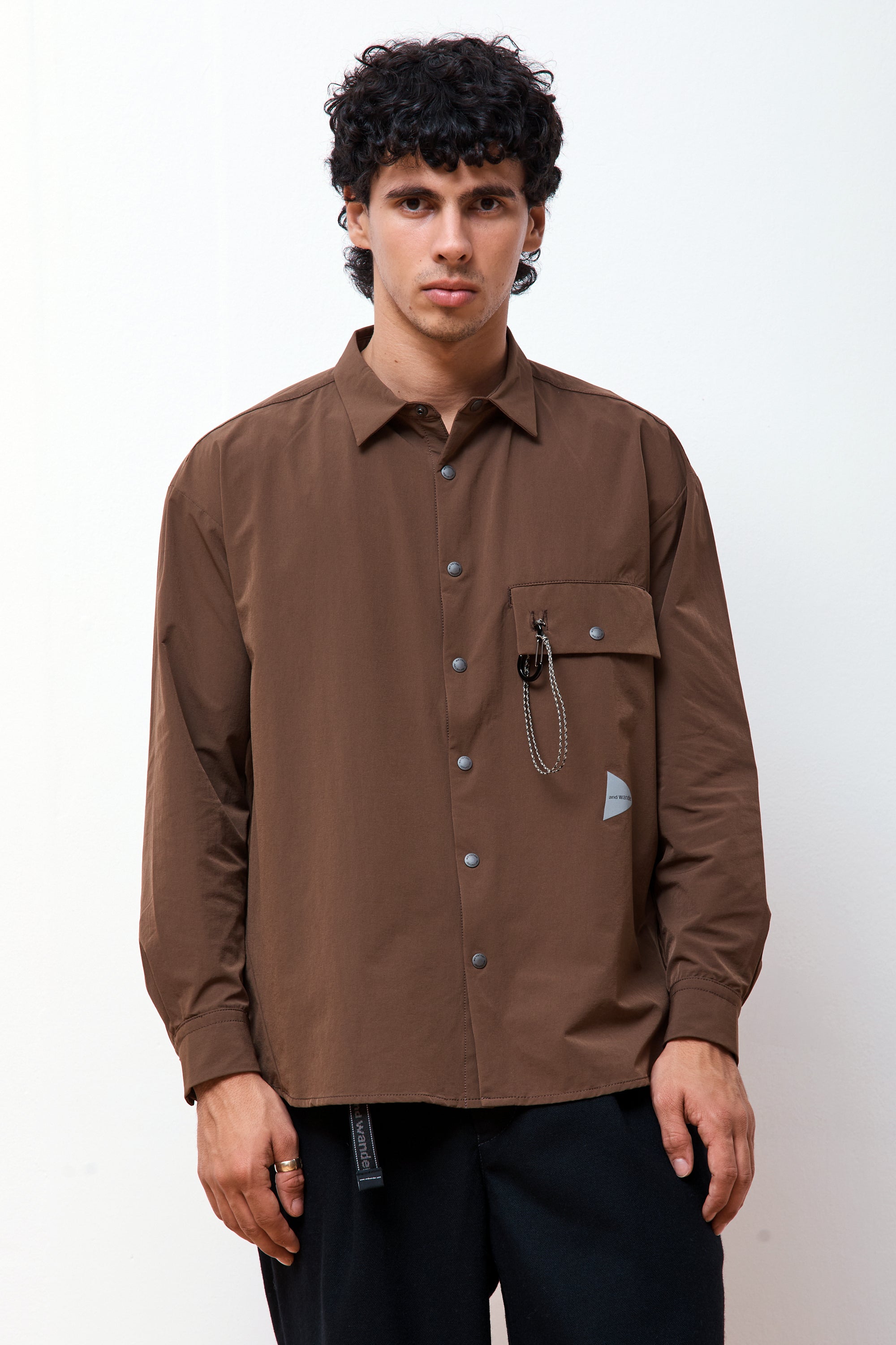 Light W Cloth Shirt Brown