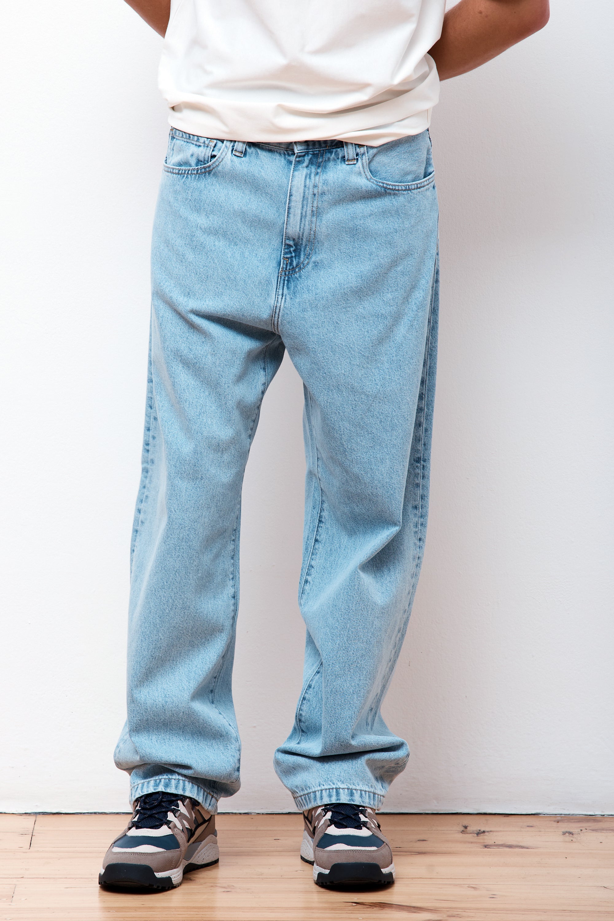 Landon Pant Blue Bleached