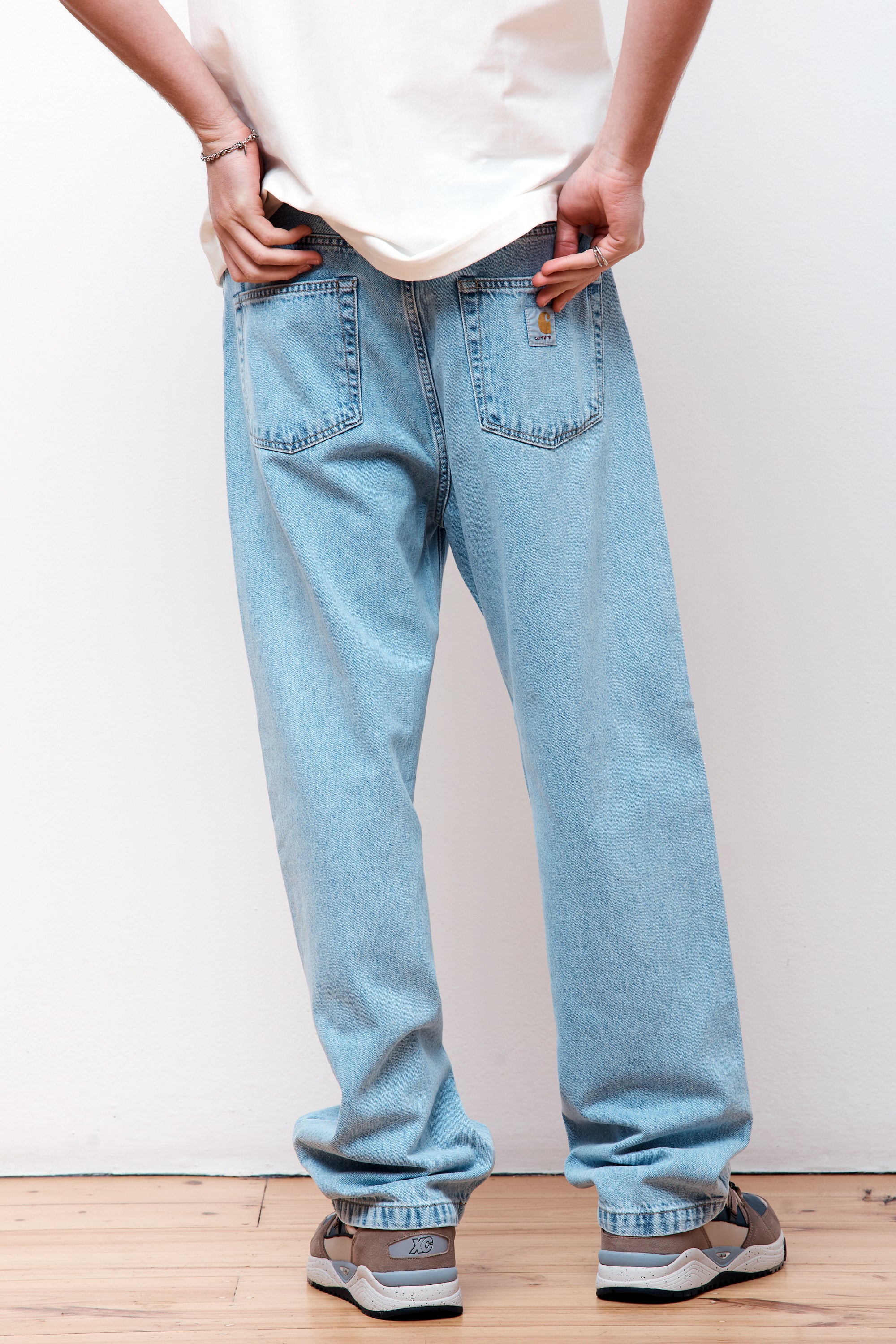 Landon Pant Blue Bleached