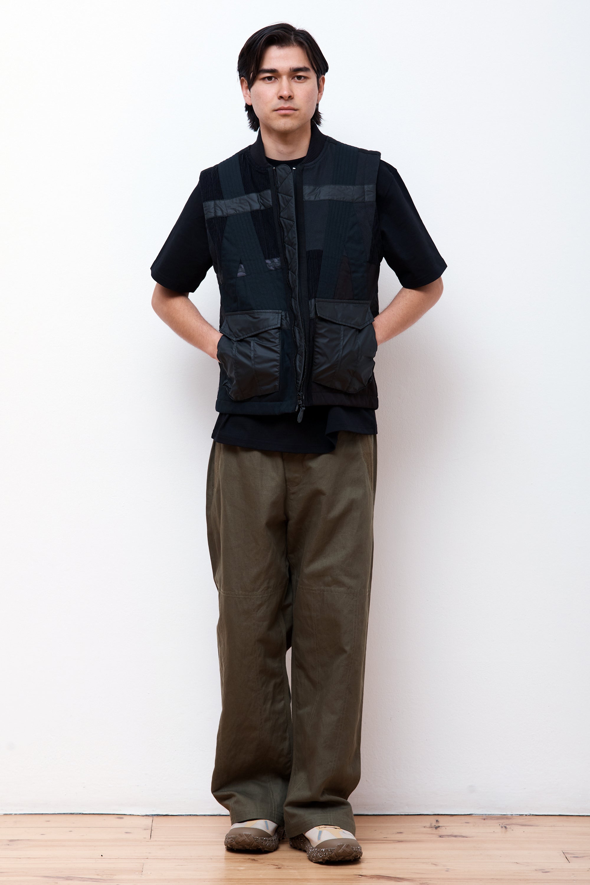 Hemp Work Track Pants Olive