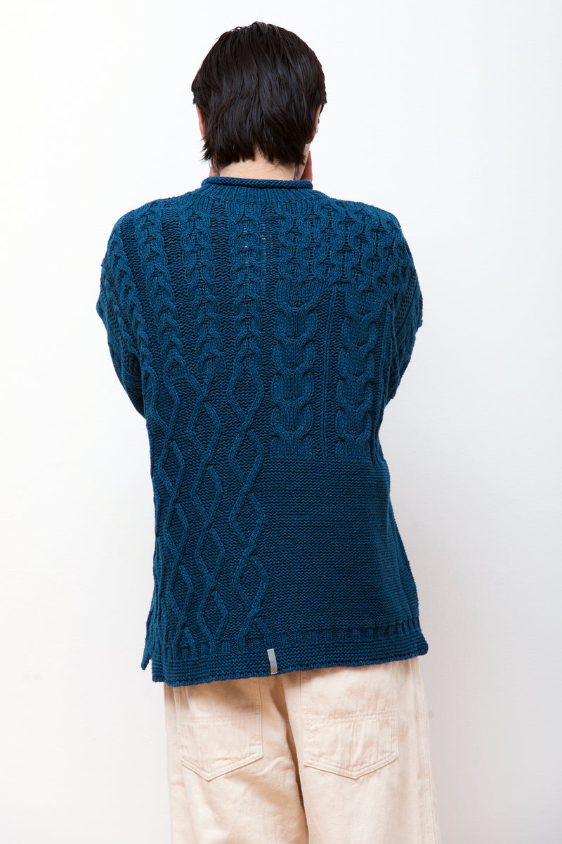 Cotton Guernsey Sweater Indigo