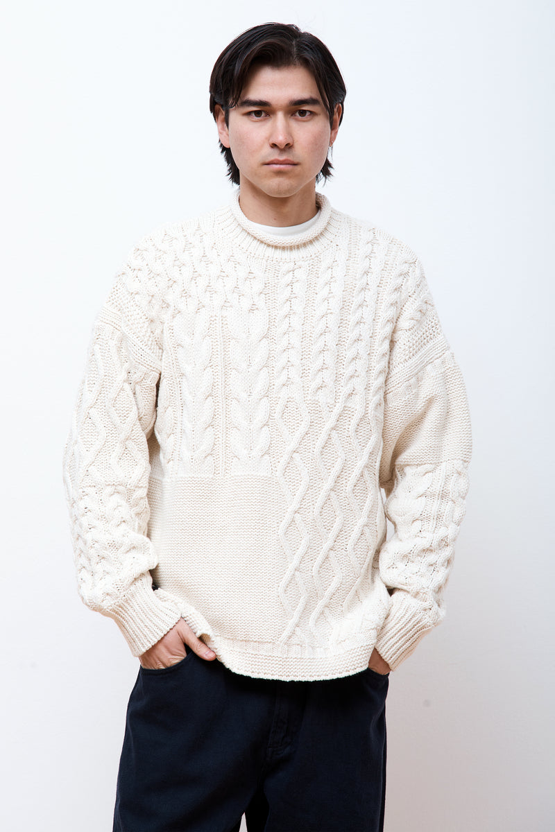 Cotton Guernsey Sweater Kinari
