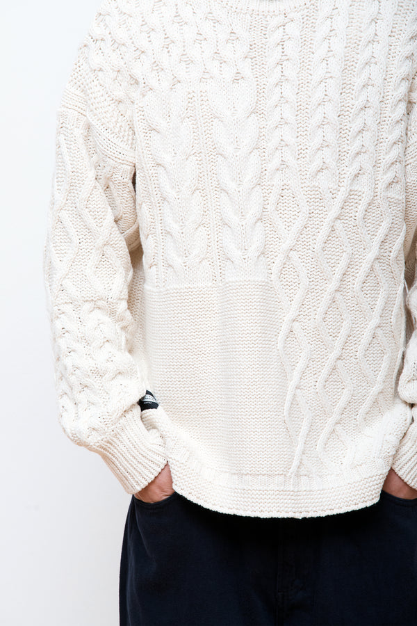 Cotton Guernsey Sweater Kinari