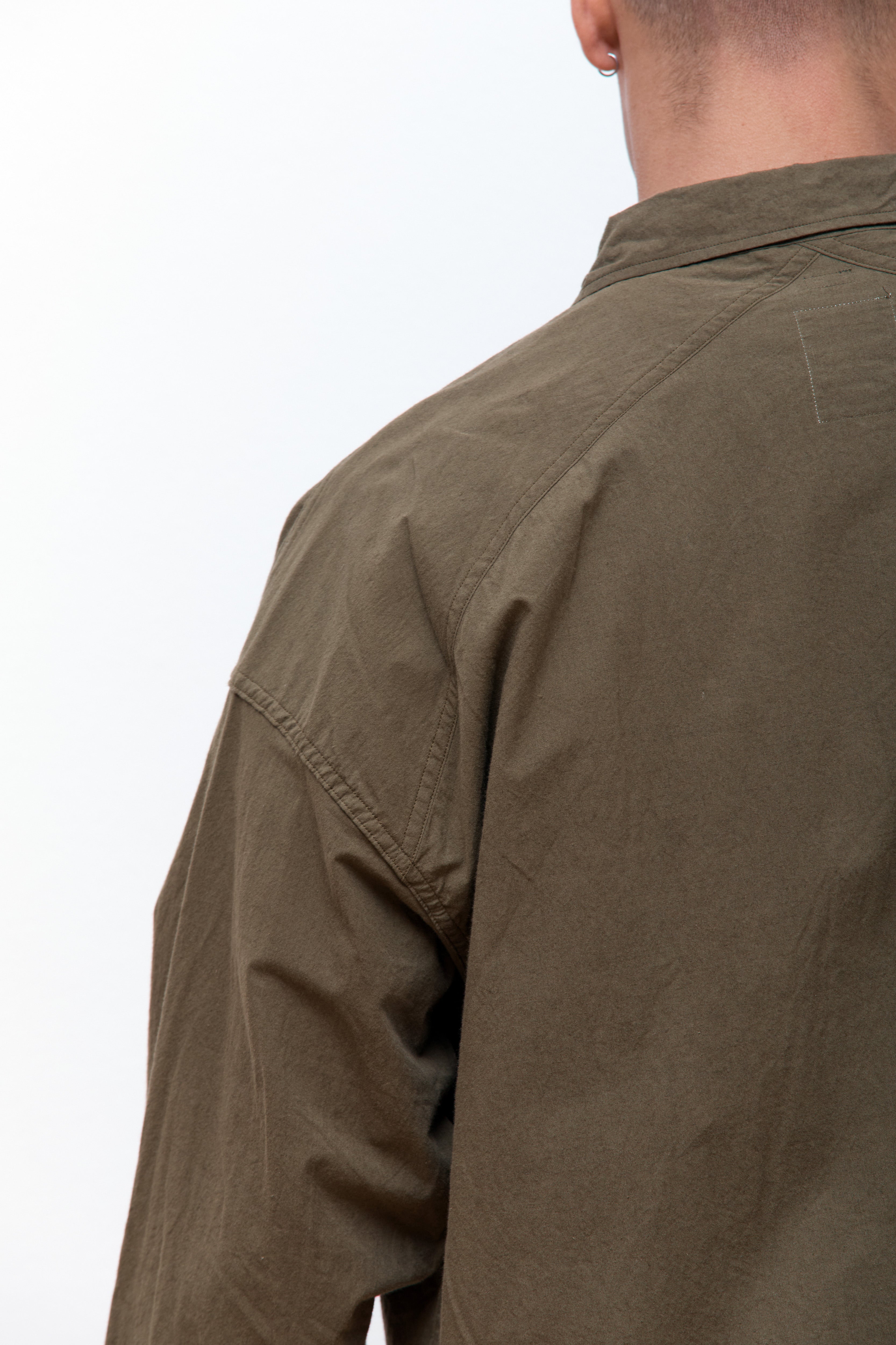 Cotton Wool Deck Shirt Khaki