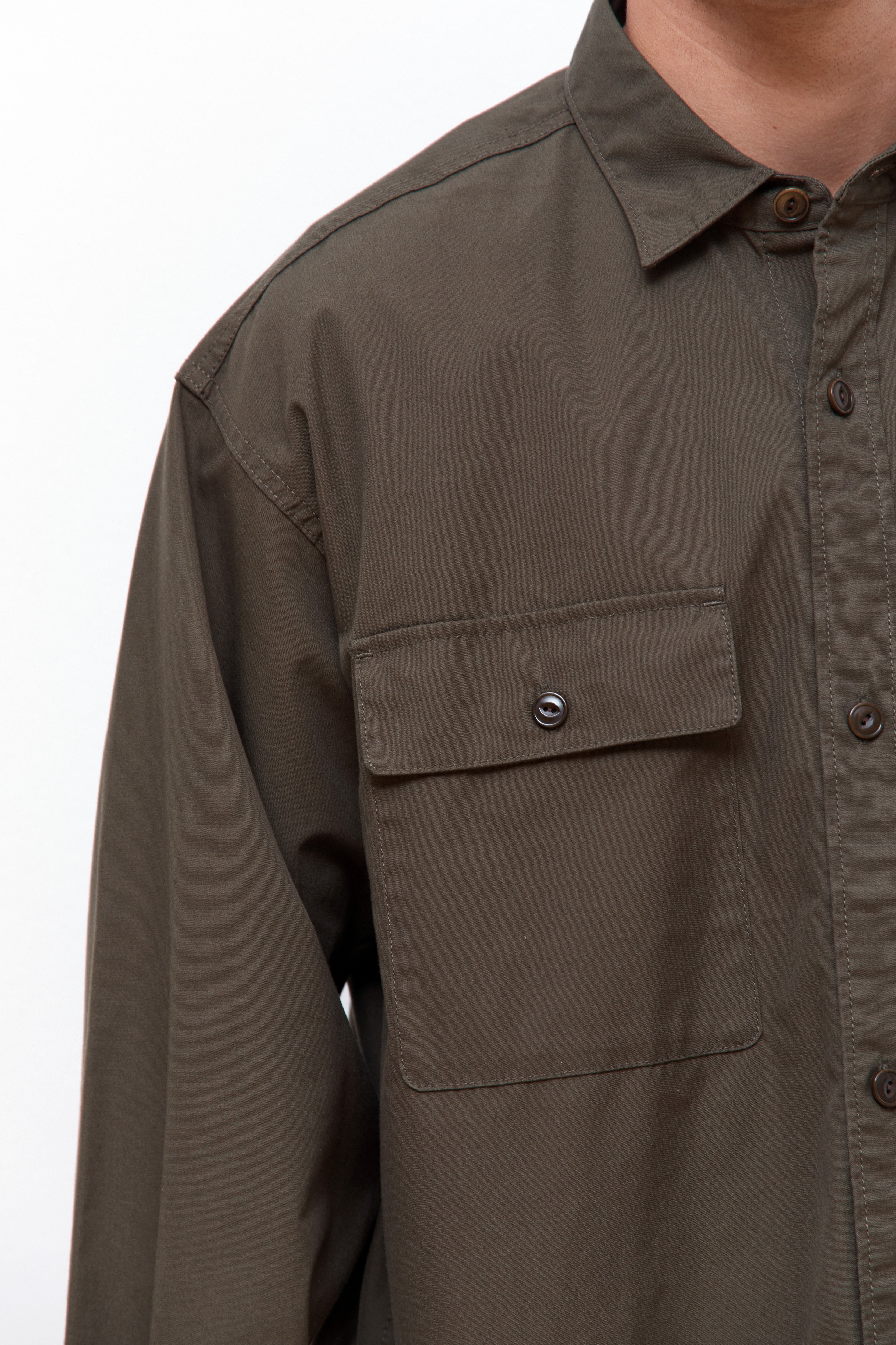 Utility Light Wind Shirt Khaki