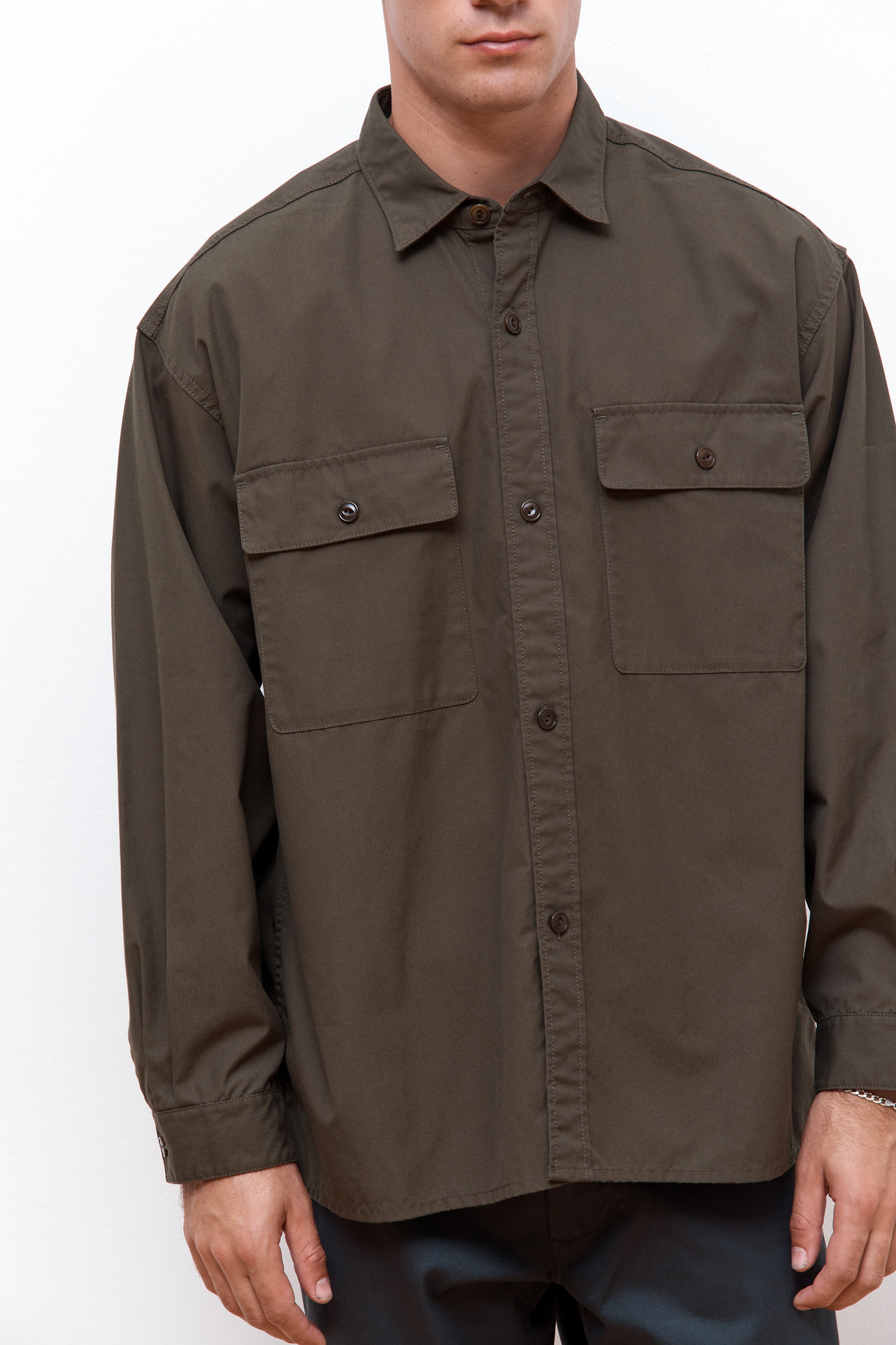 Utility Light Wind Shirt Khaki