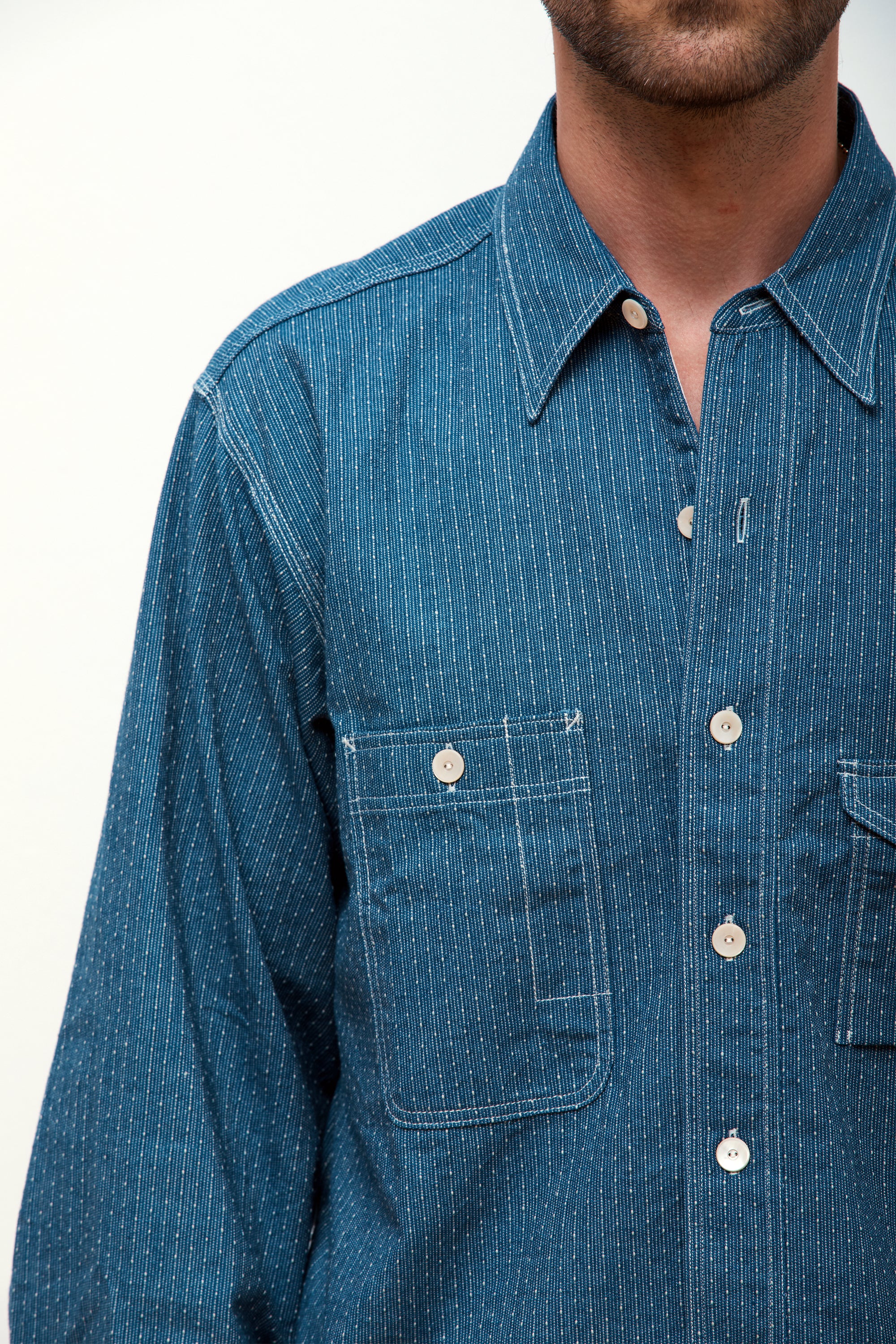 LOT.111 WORK SHIRT INDIGO