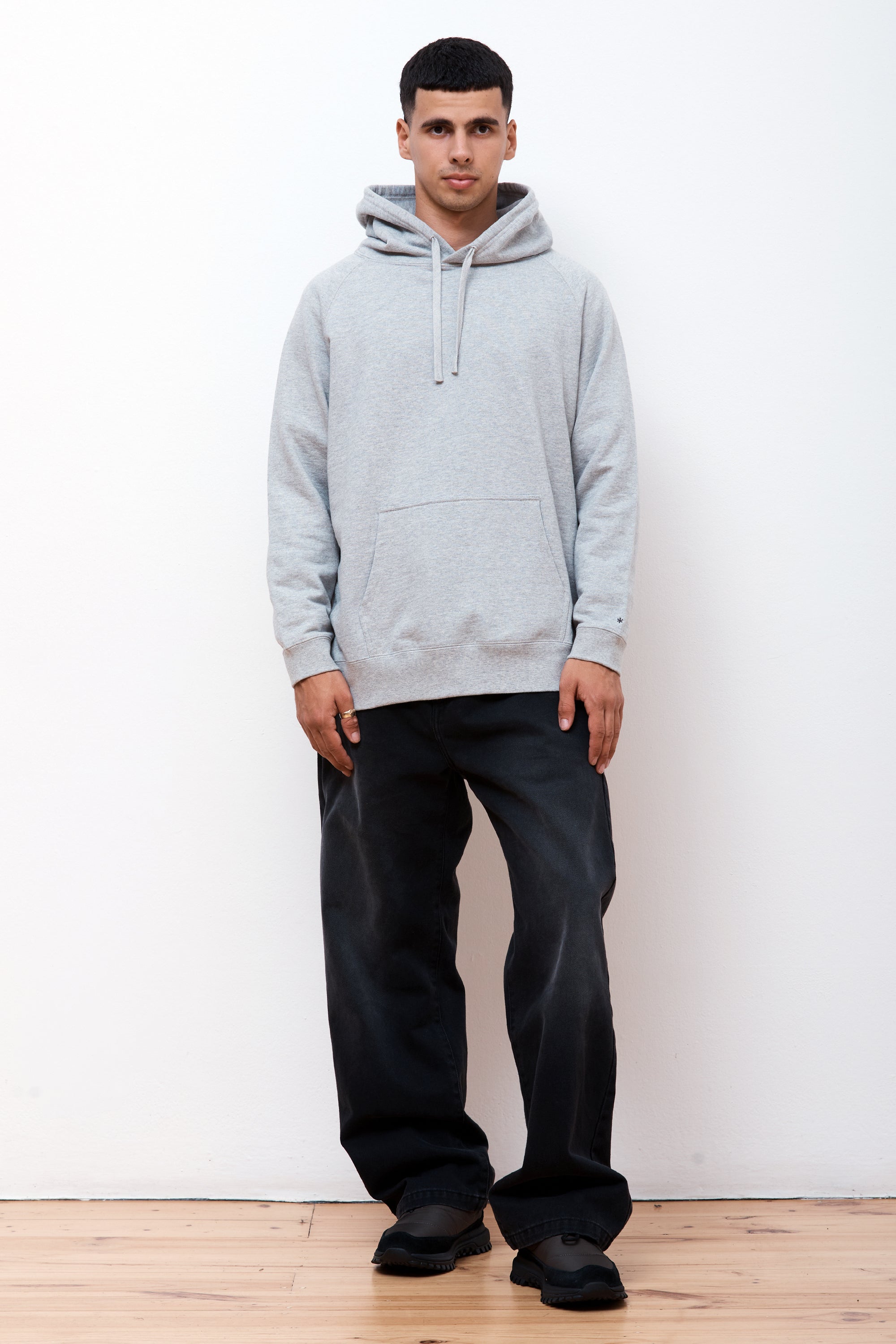 Recycled Cotton Hoodie M.Grey