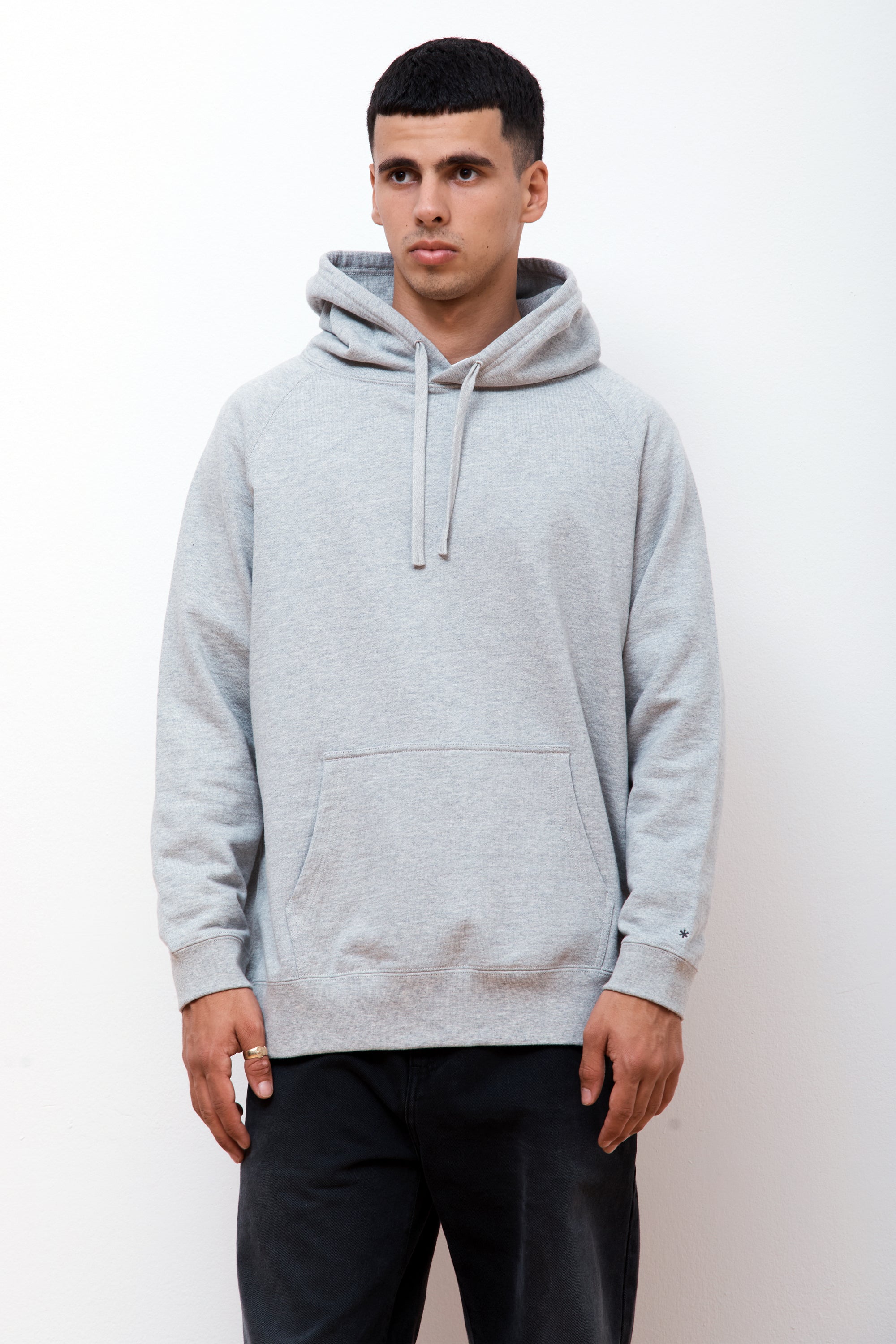 Recycled Cotton Hoodie M.Grey