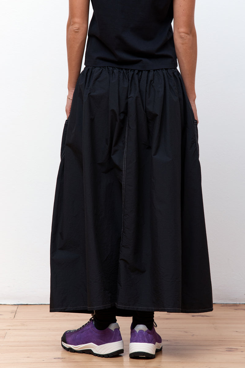 C/N Rip Skirt Black