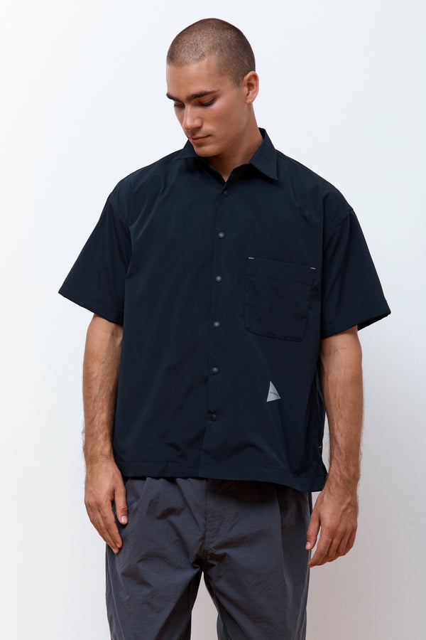 UV Cut Stretch SS Shirt Black