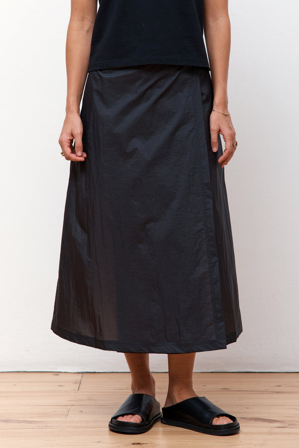 Wrap Skirt Recycled Black