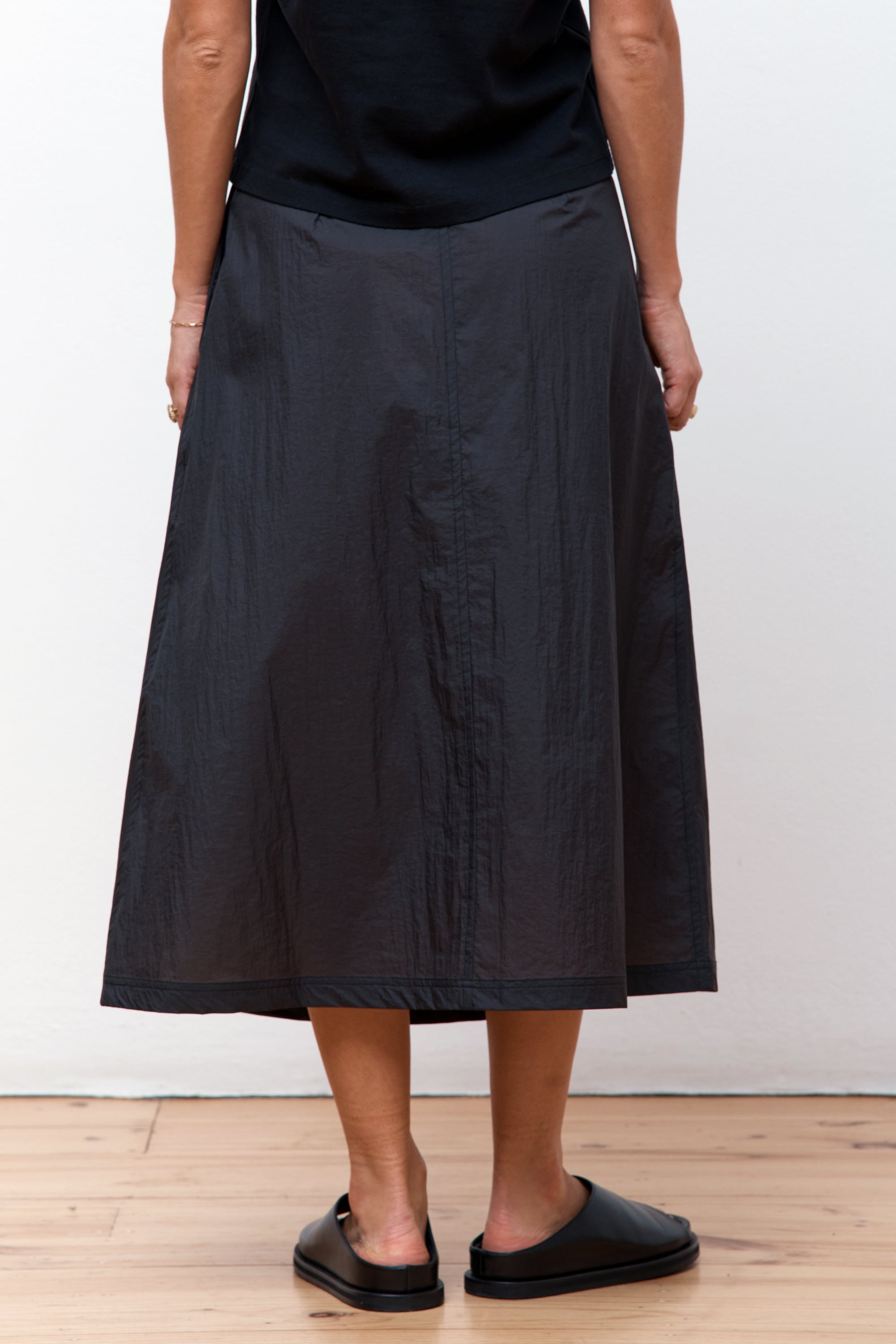 Wrap Skirt Recycled Black