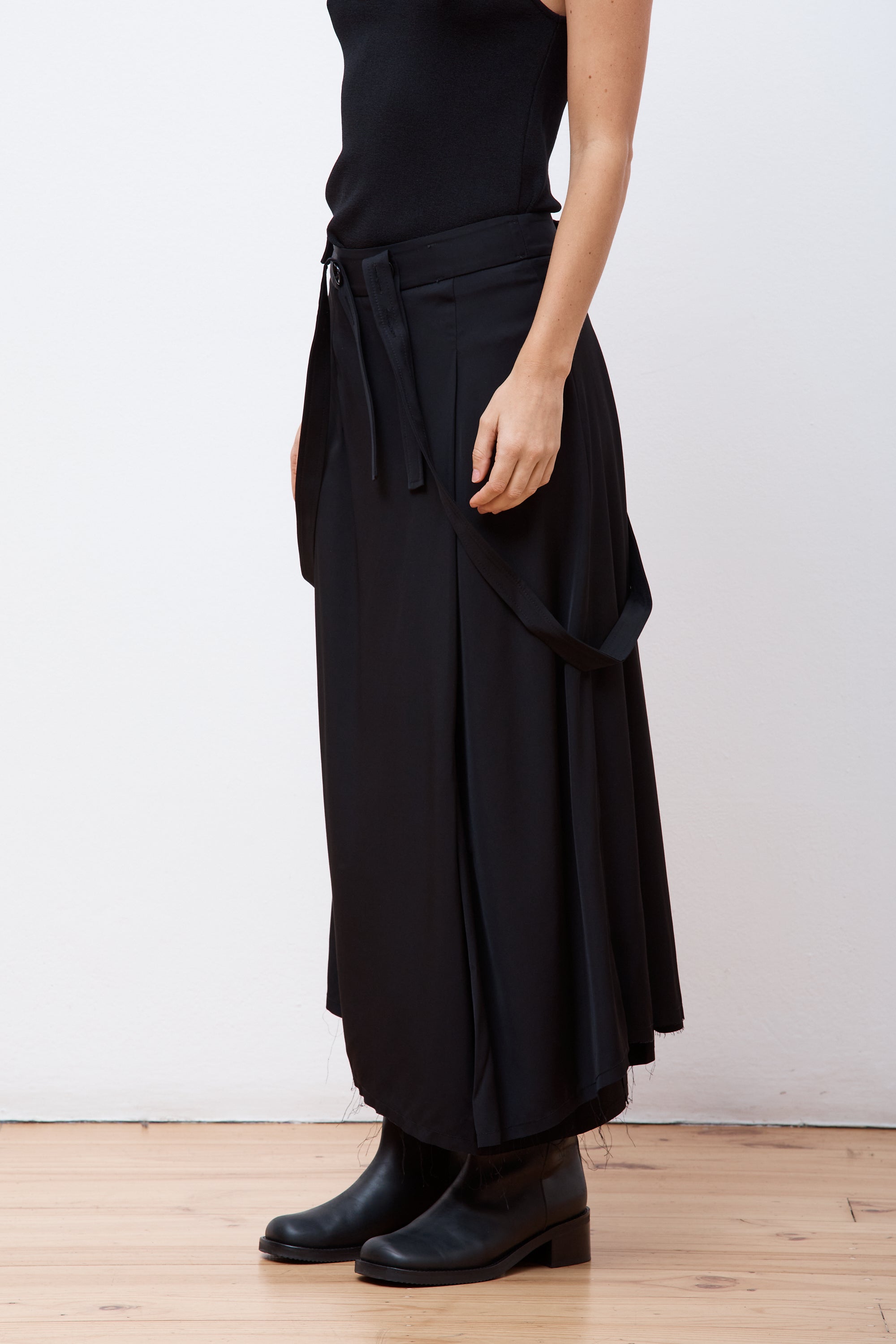 Pleated Skirt Black