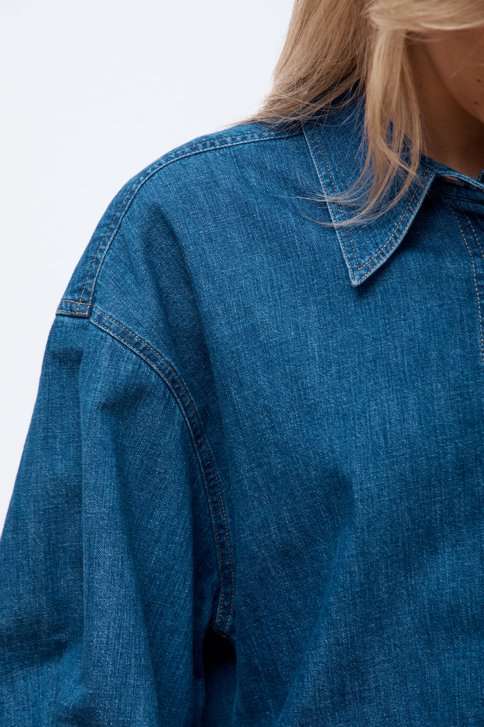 Neel Chambray Shirt Indigo