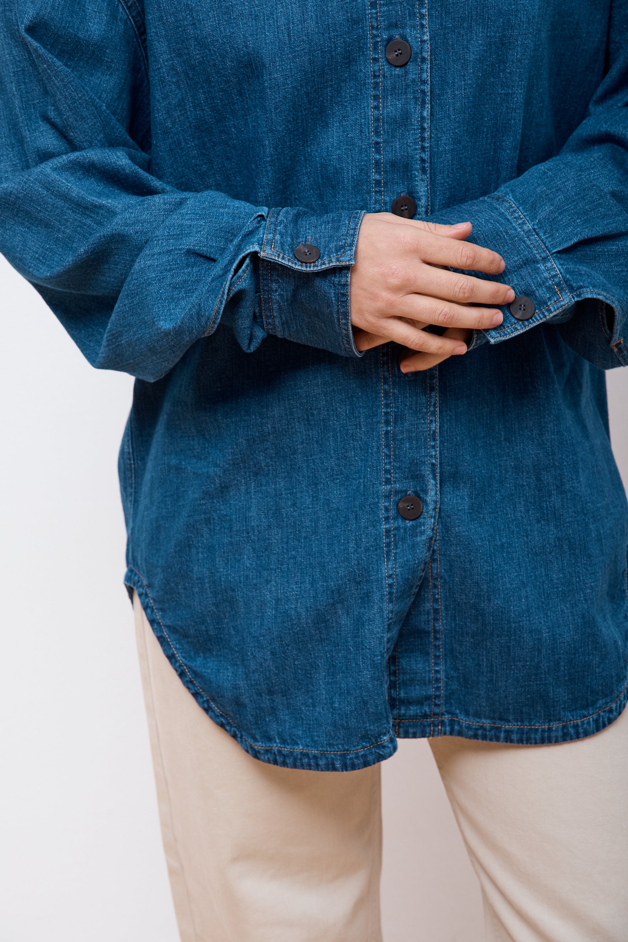 Neel Chambray Shirt Indigo