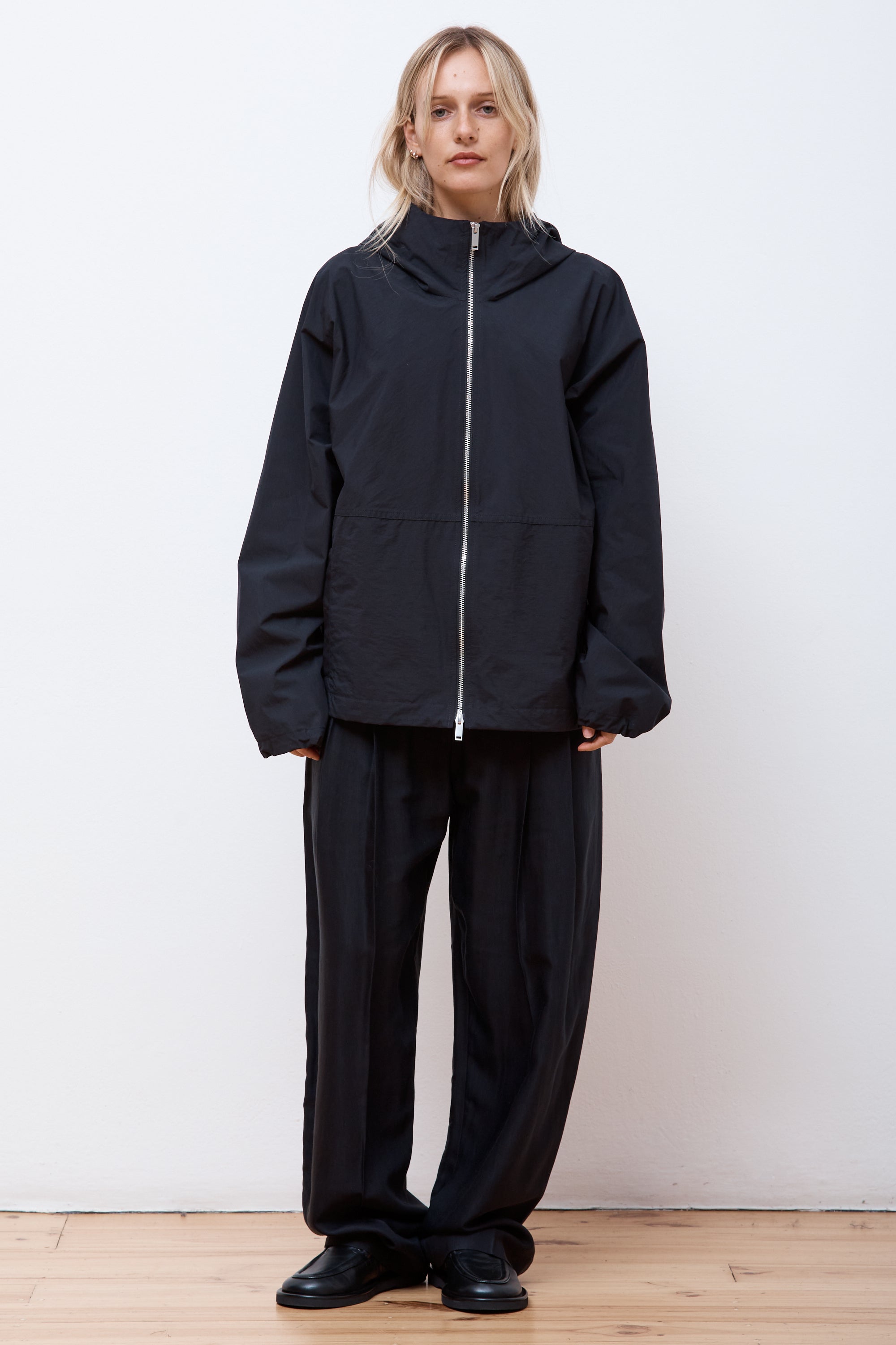 Godwin Hooded Anorak Darkest Navy