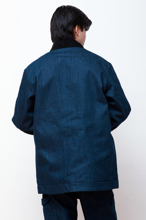 Denim Chore Jacket Woven Blue
