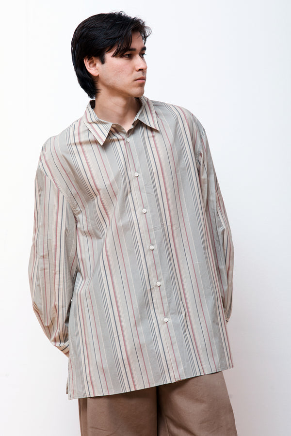 Organic Cotton Oversize Shirts Stripe