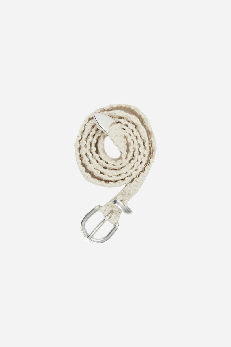Crochet Belt Off White
