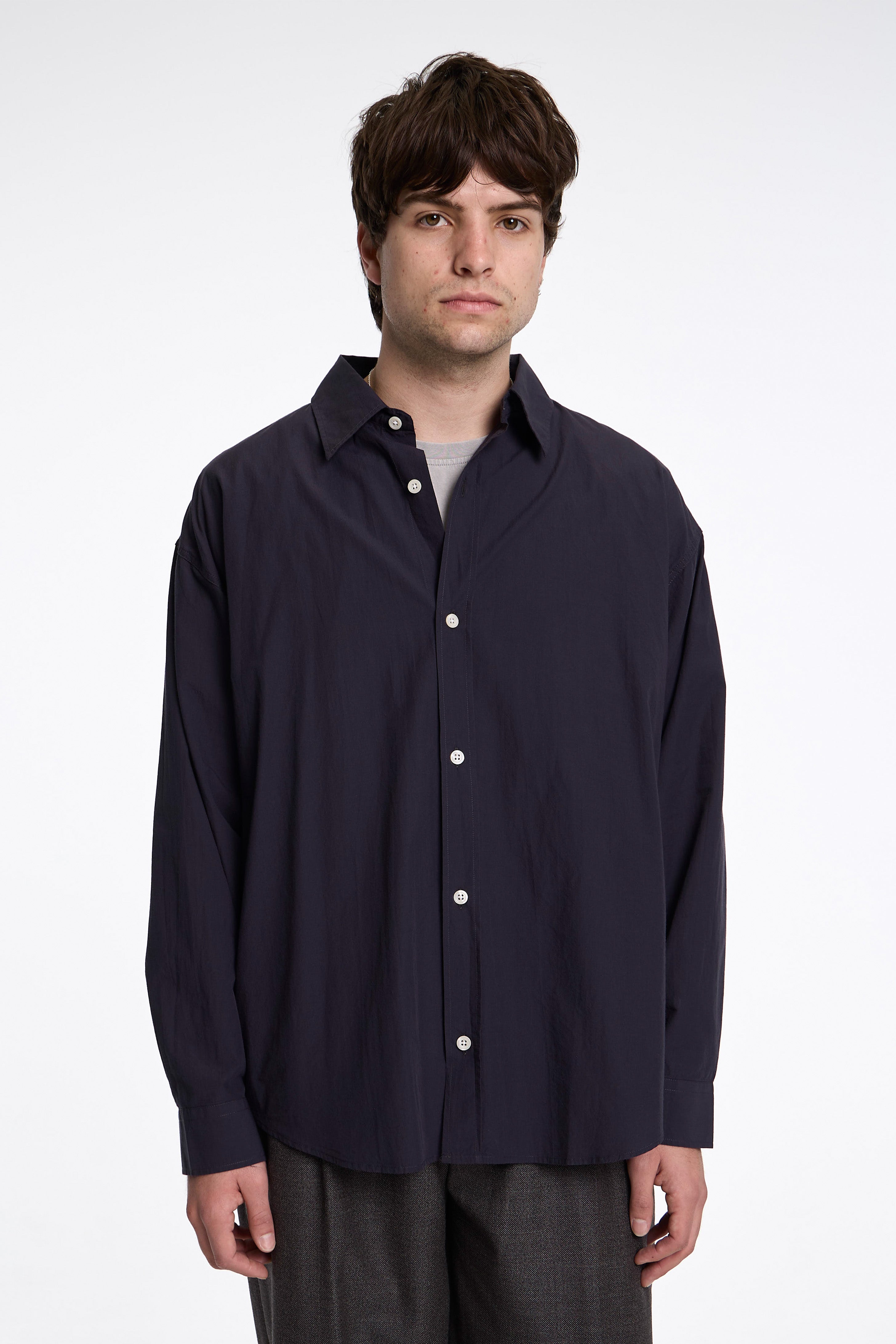 Network Shirt Graphite Micro Structure