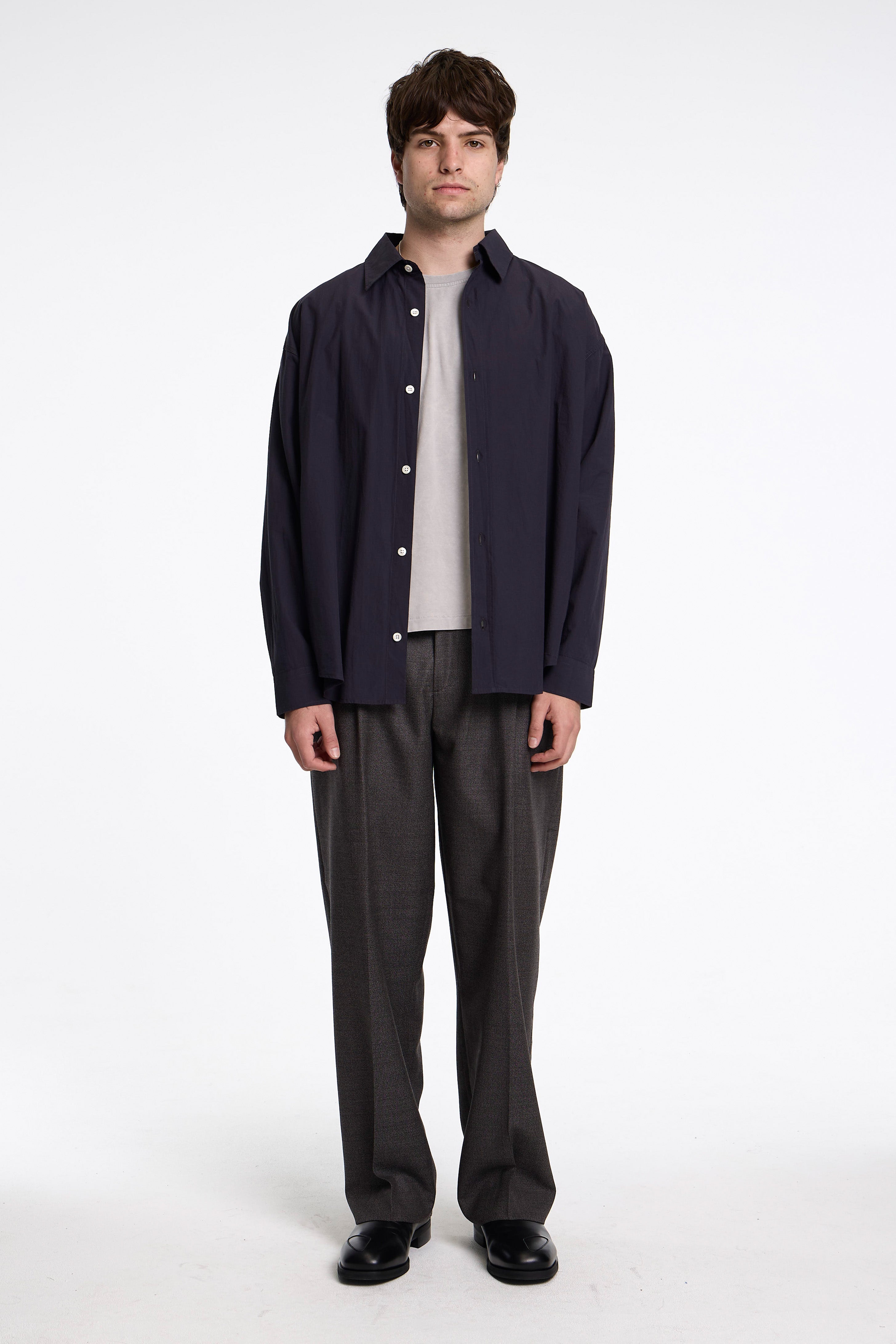 Network Shirt Graphite Micro Structure