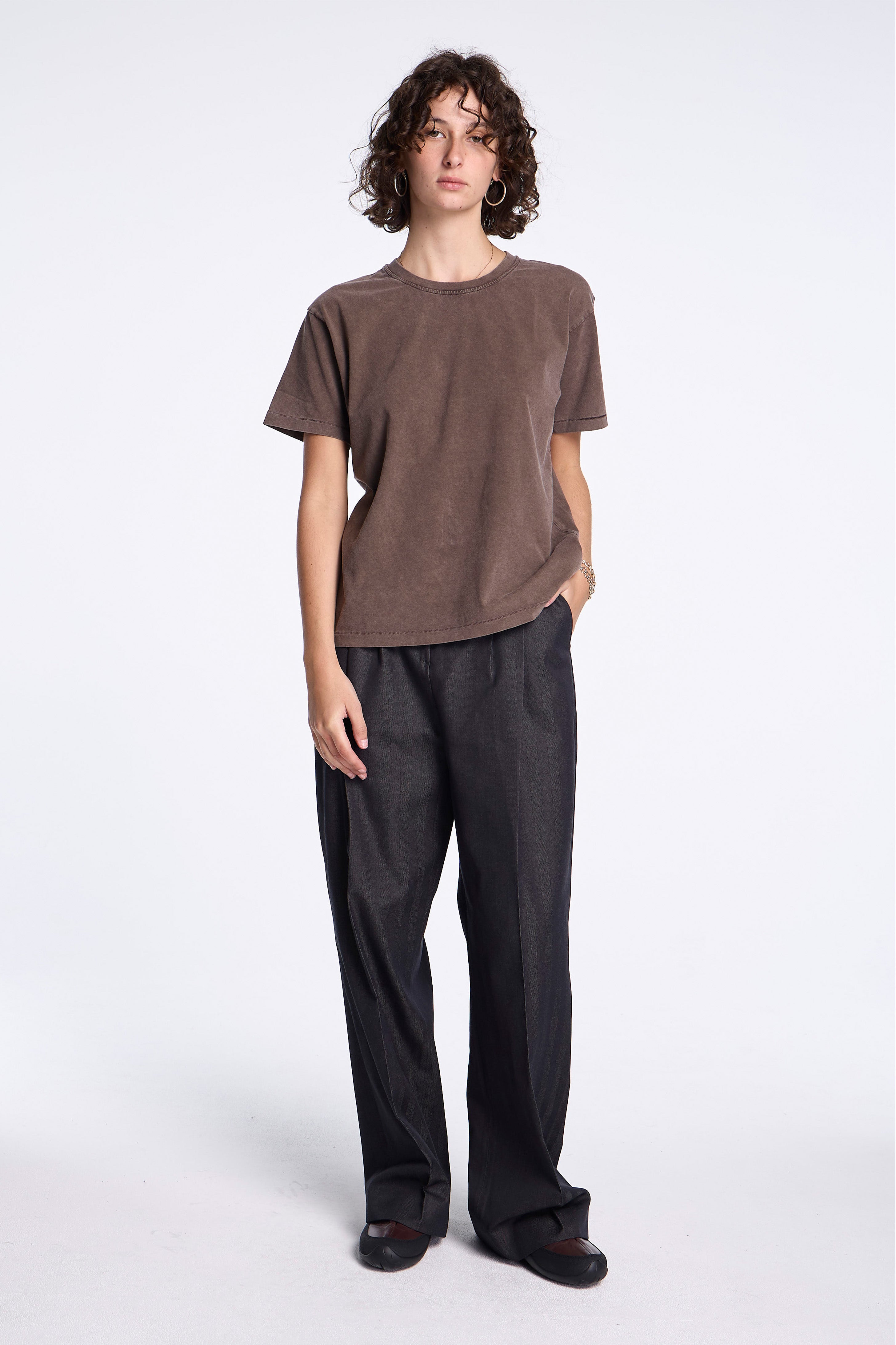 New Tee Washed Brown