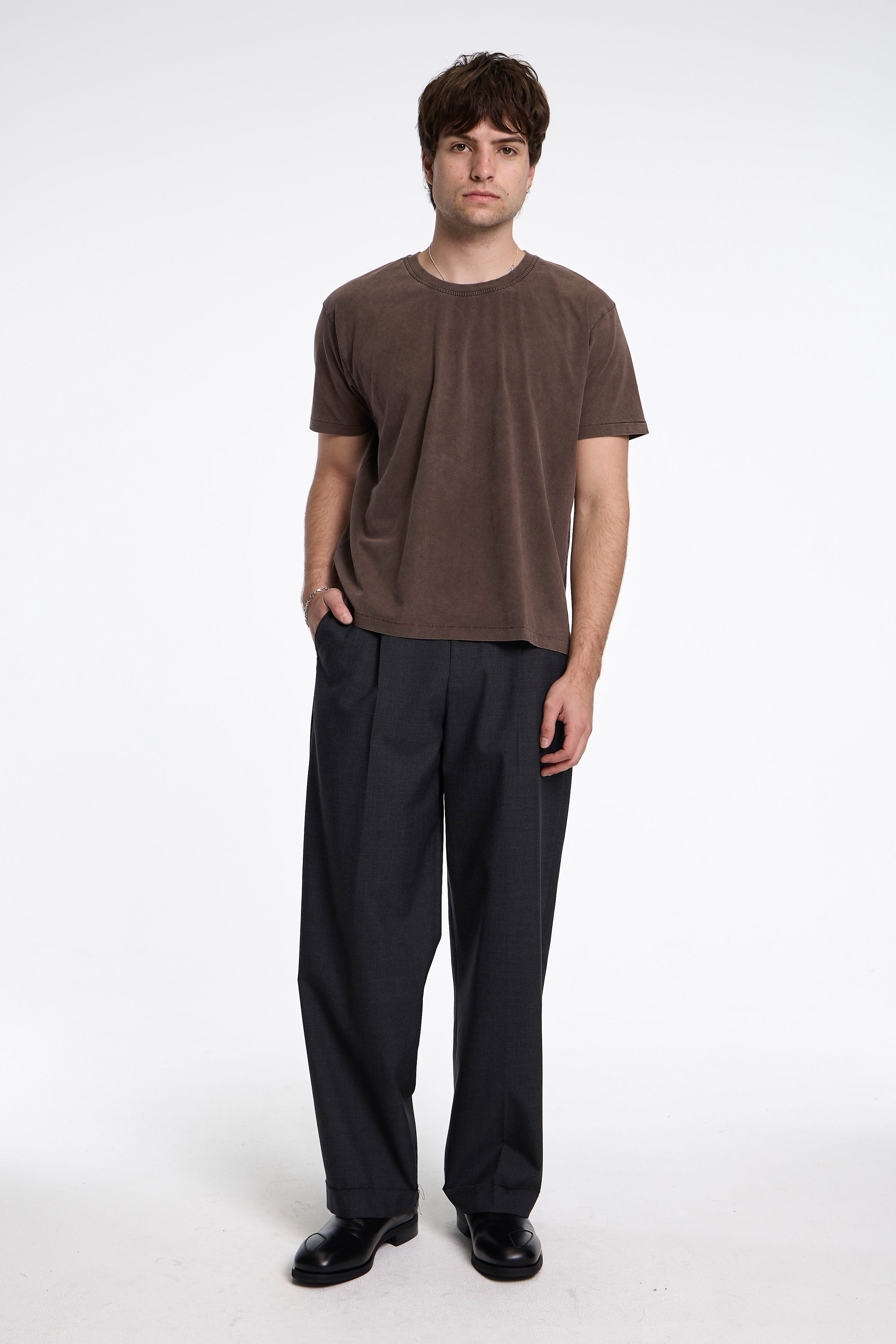 New Tee Washed Brown