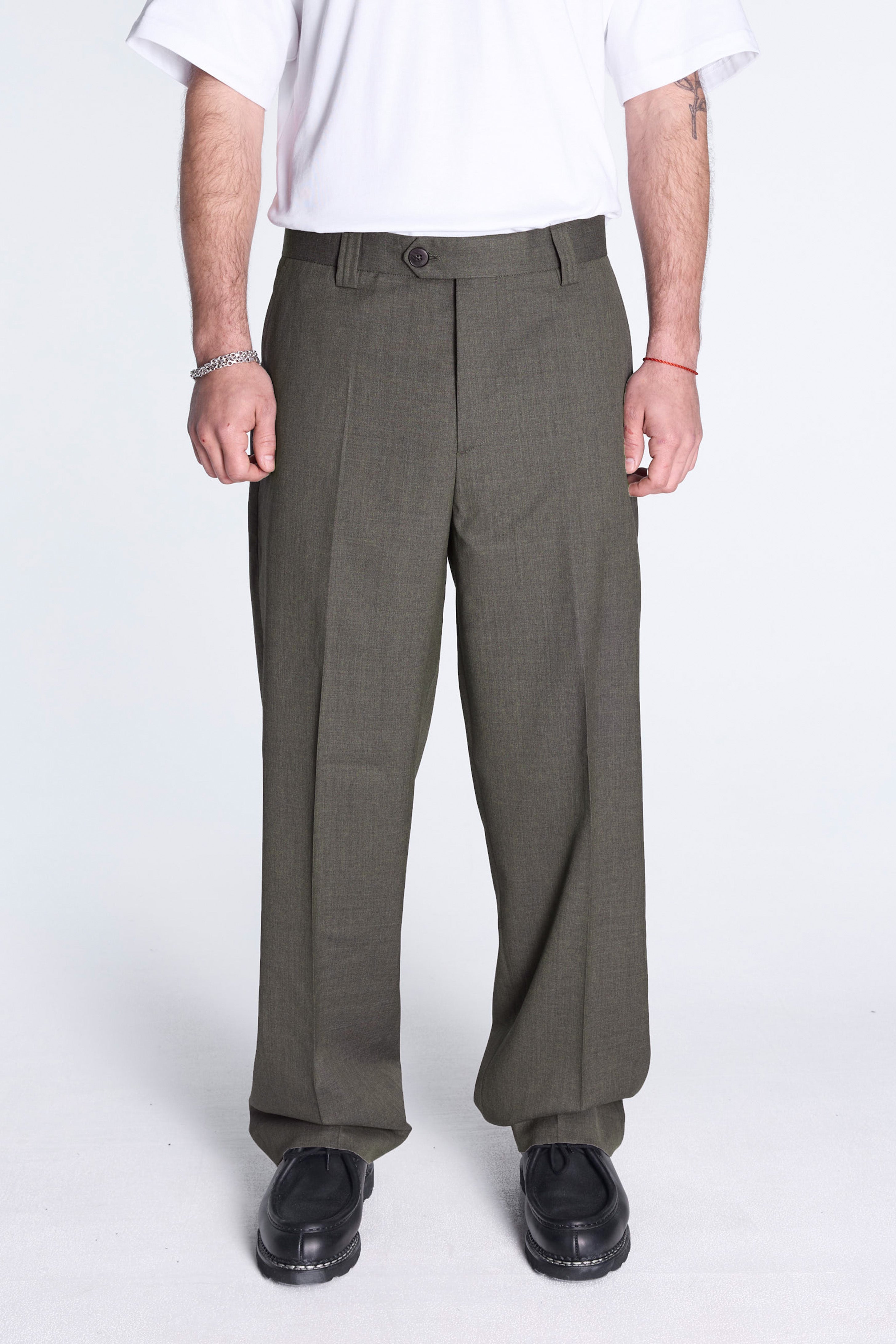 Study Trousers Taupe Wool
