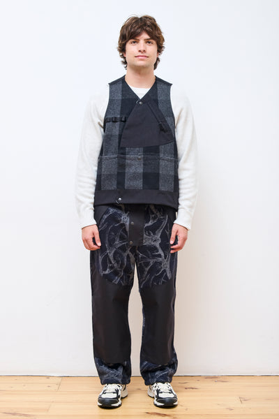 norbitHornTreePrintWoolBoaPant