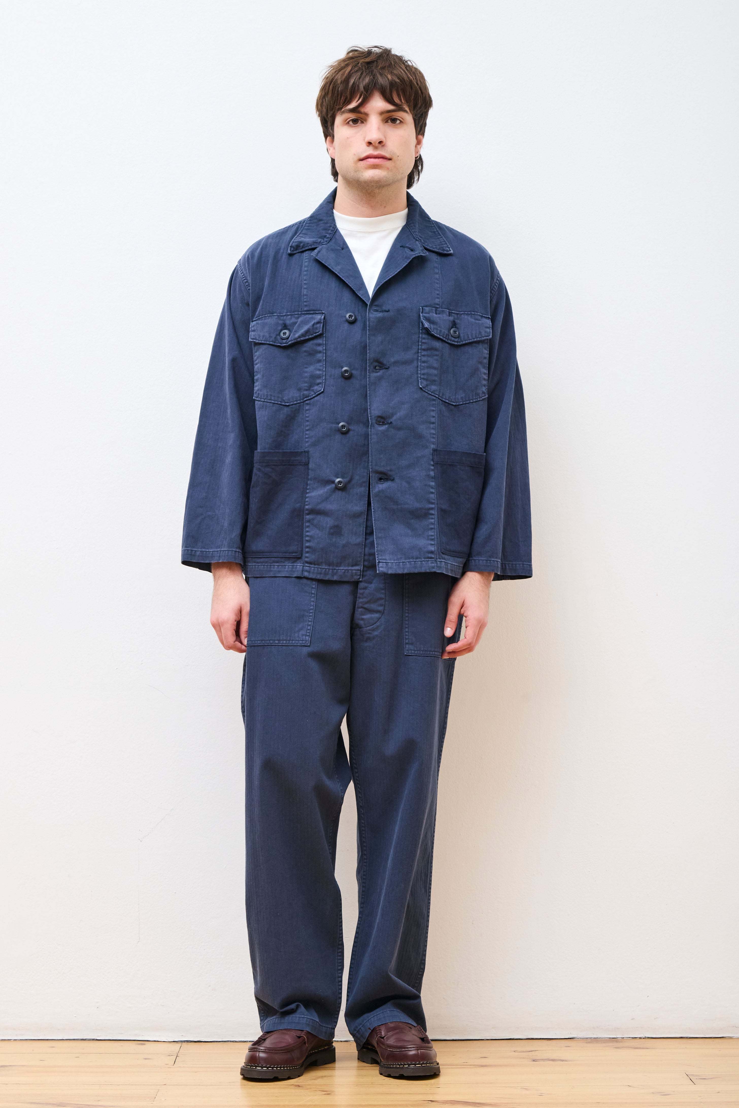 4 Pockets U.S Army Shirt Jacket Navy