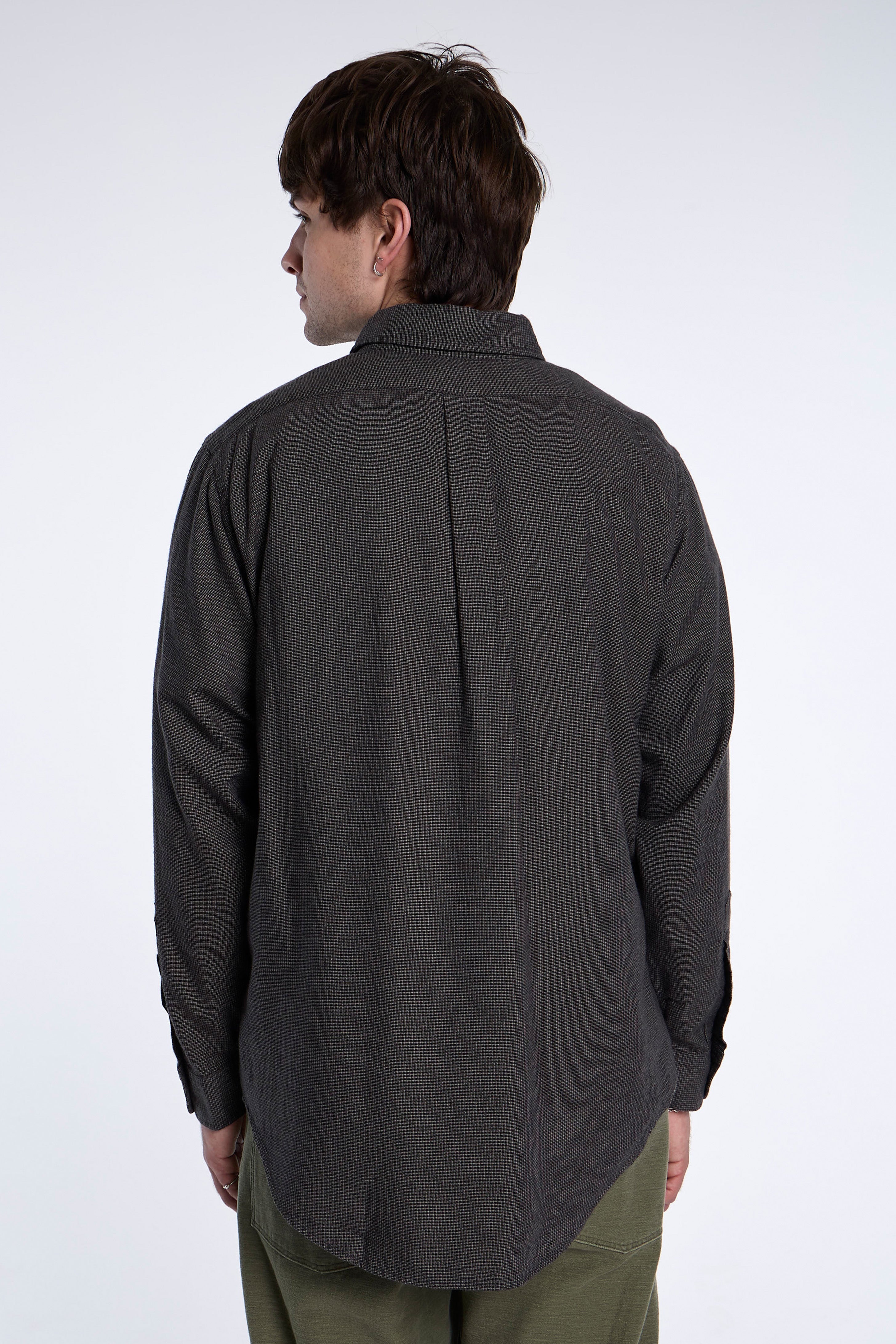 Button Down Shirt Mini Check