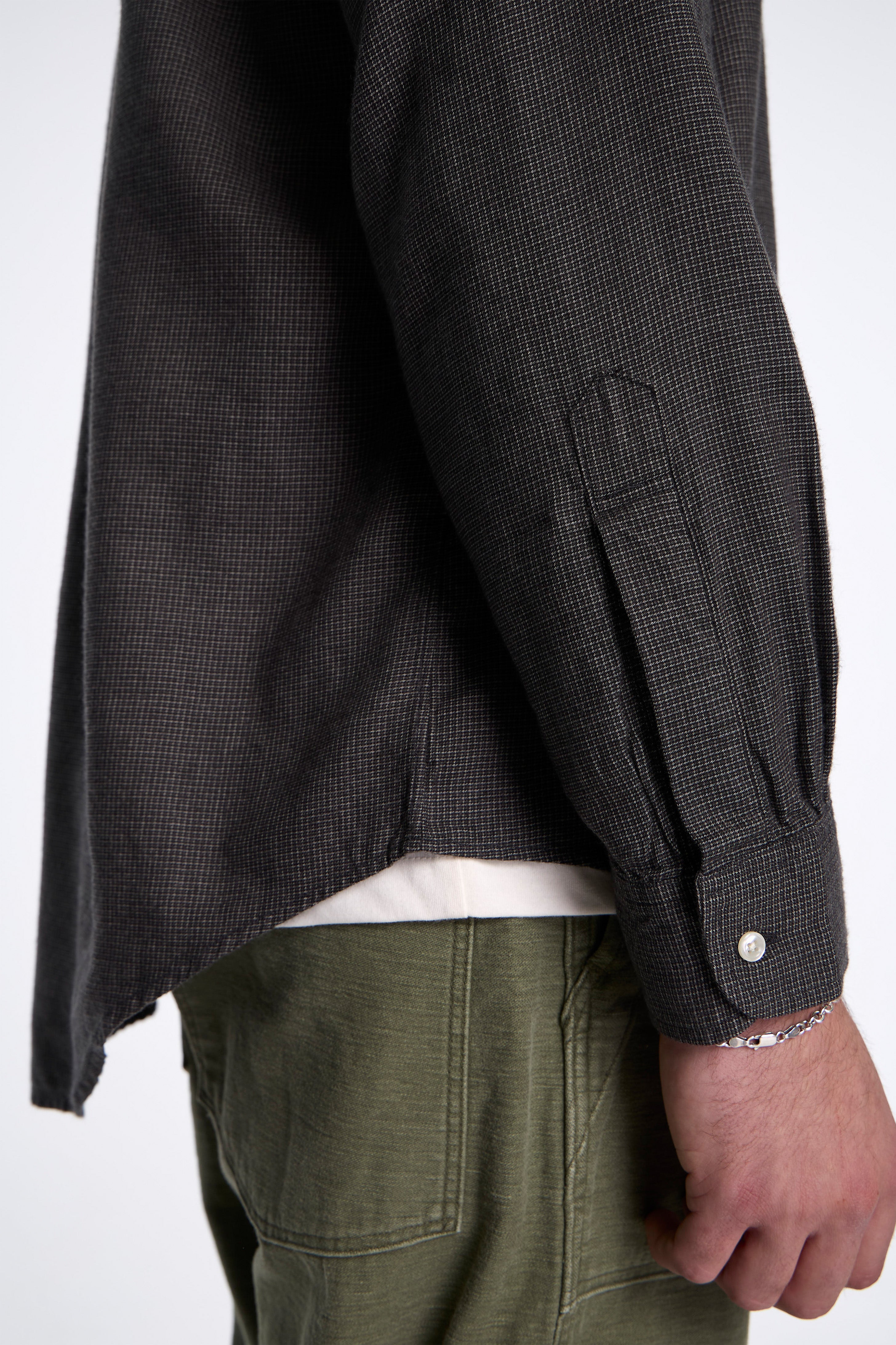 Button Down Shirt Mini Check