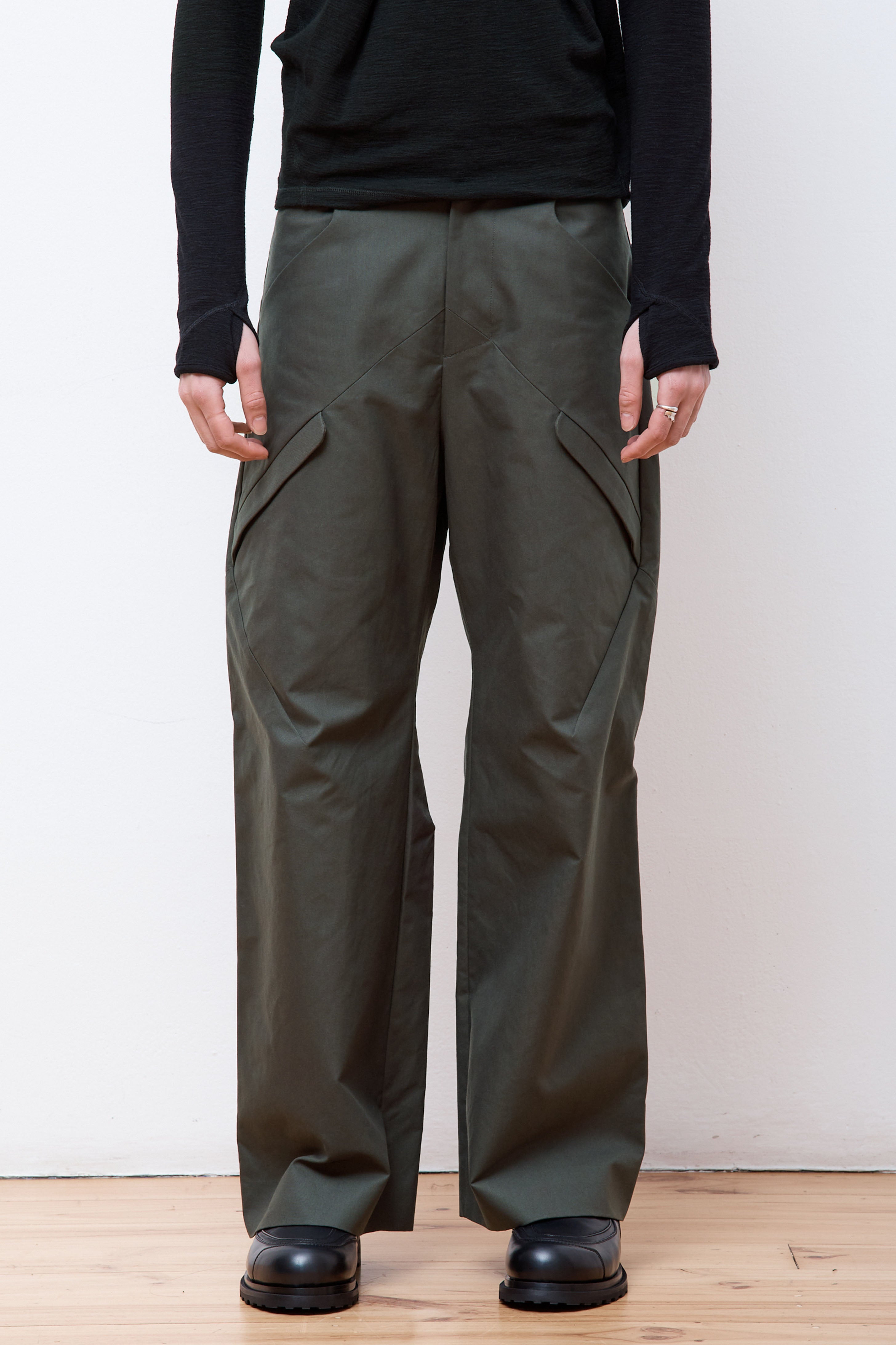 Node Pants  Army Green