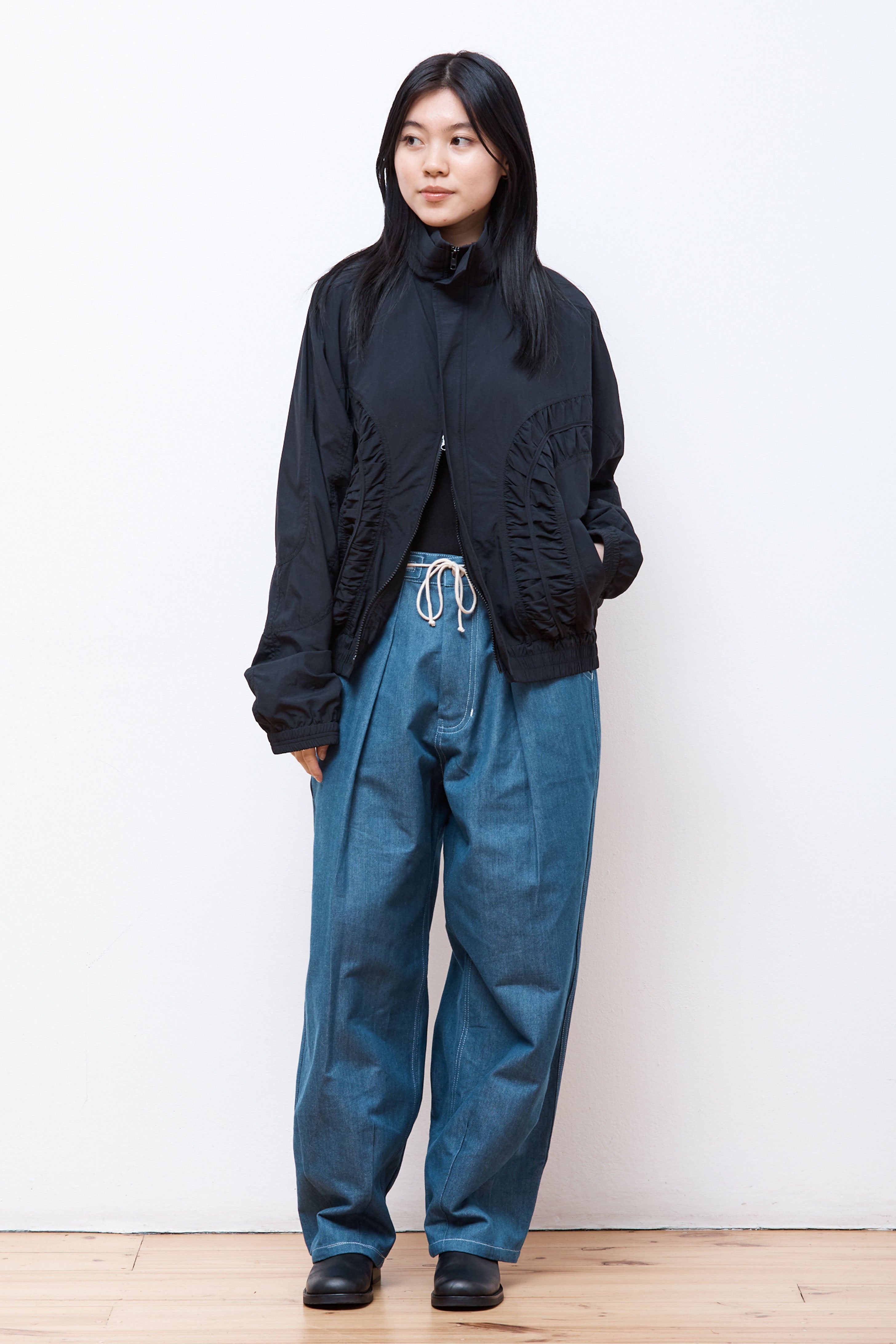 Lush Pants Indigo Denim Wonky-Wear