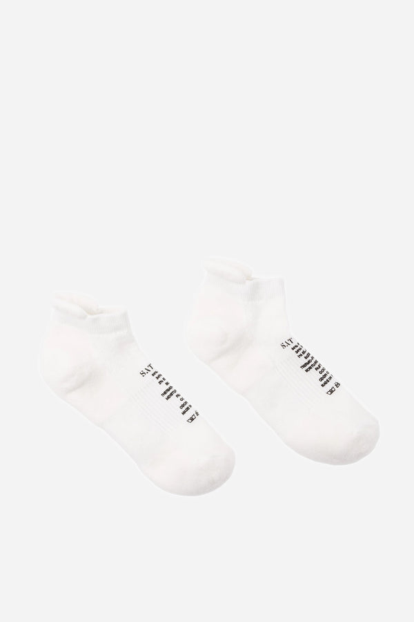 Merino Low Socks White