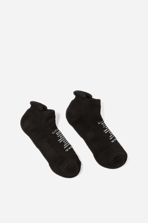 Merino Low Socks Black