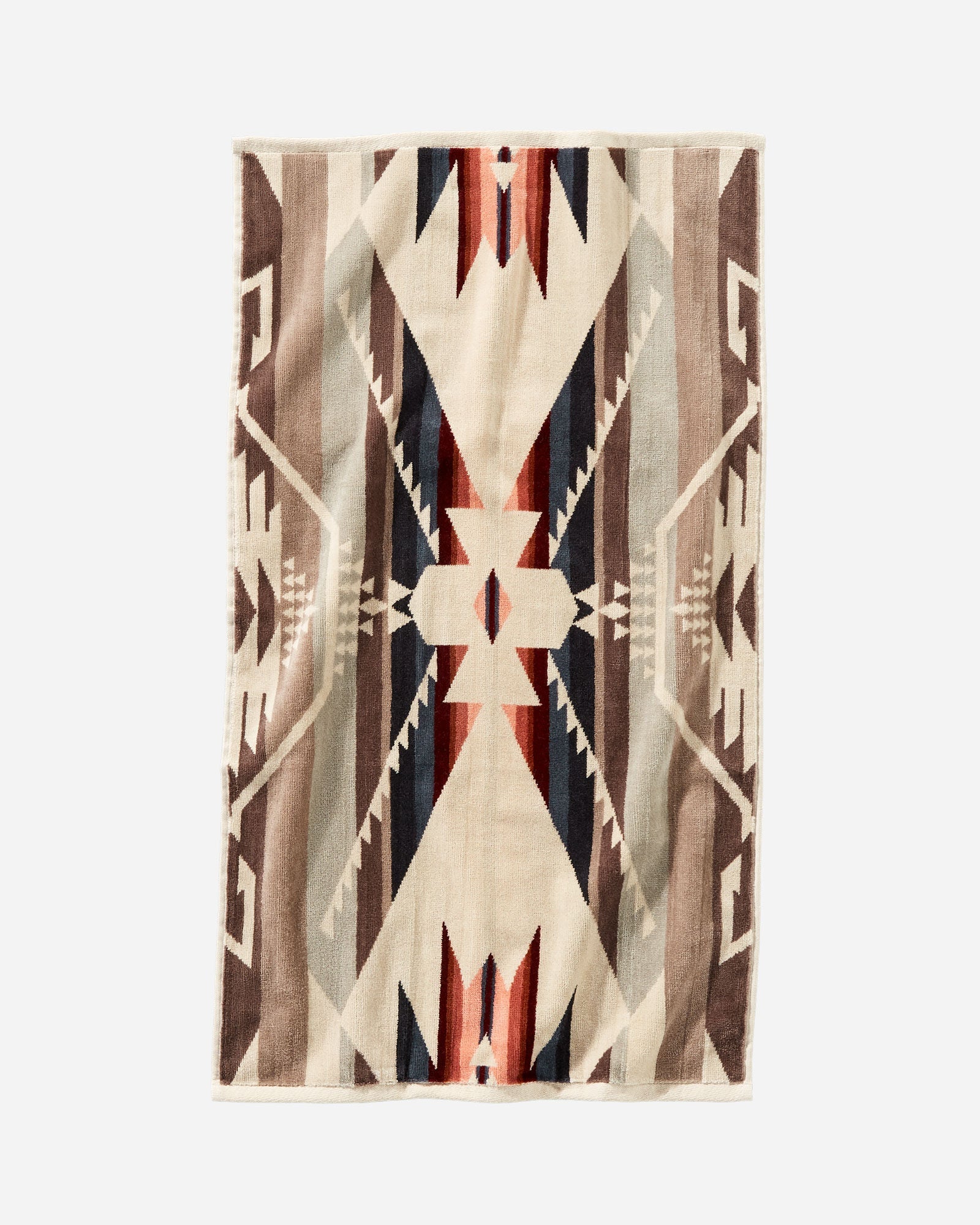 Jacquard Towel Collection White Sands Tan