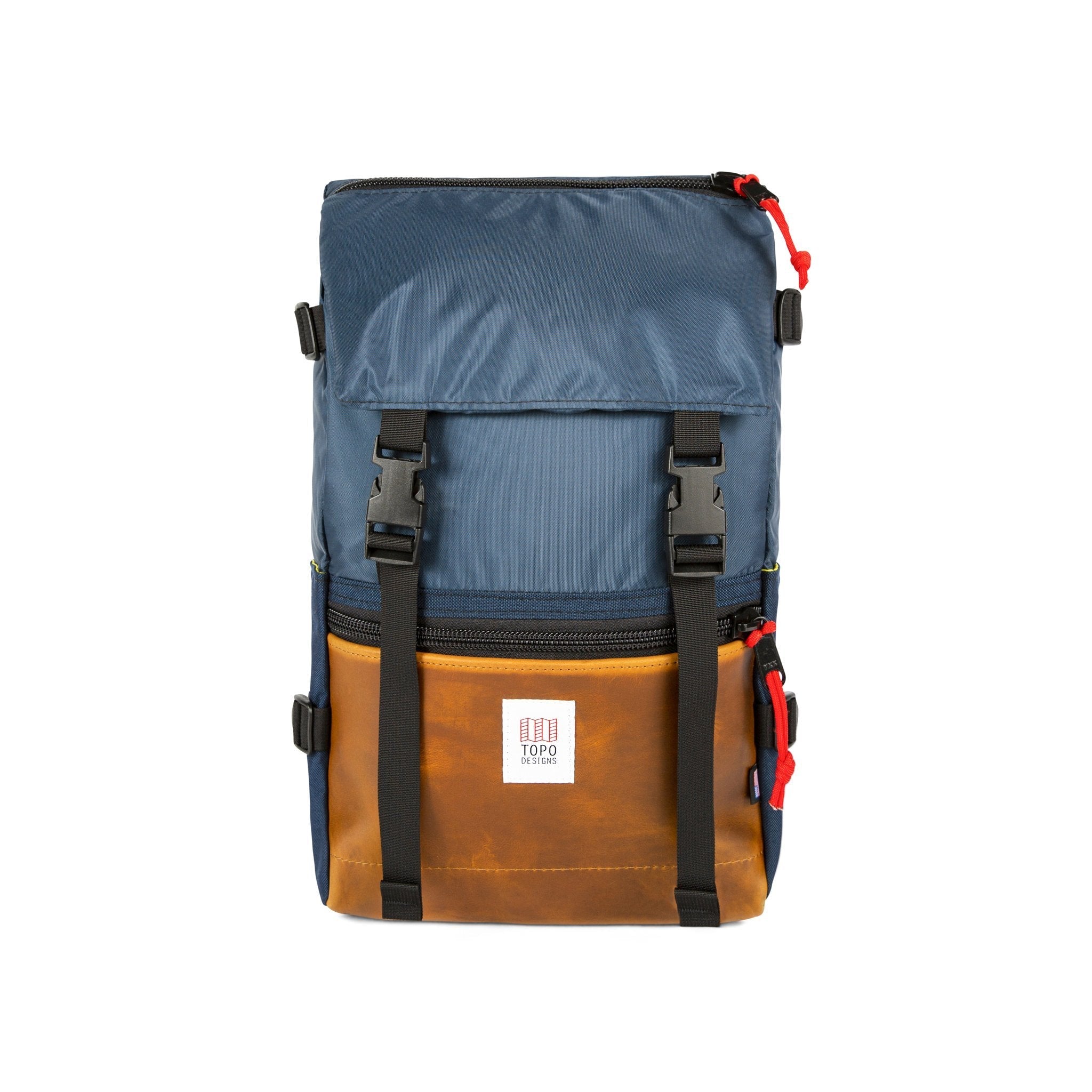 Rover Pack Leather Navy/Brown Leather