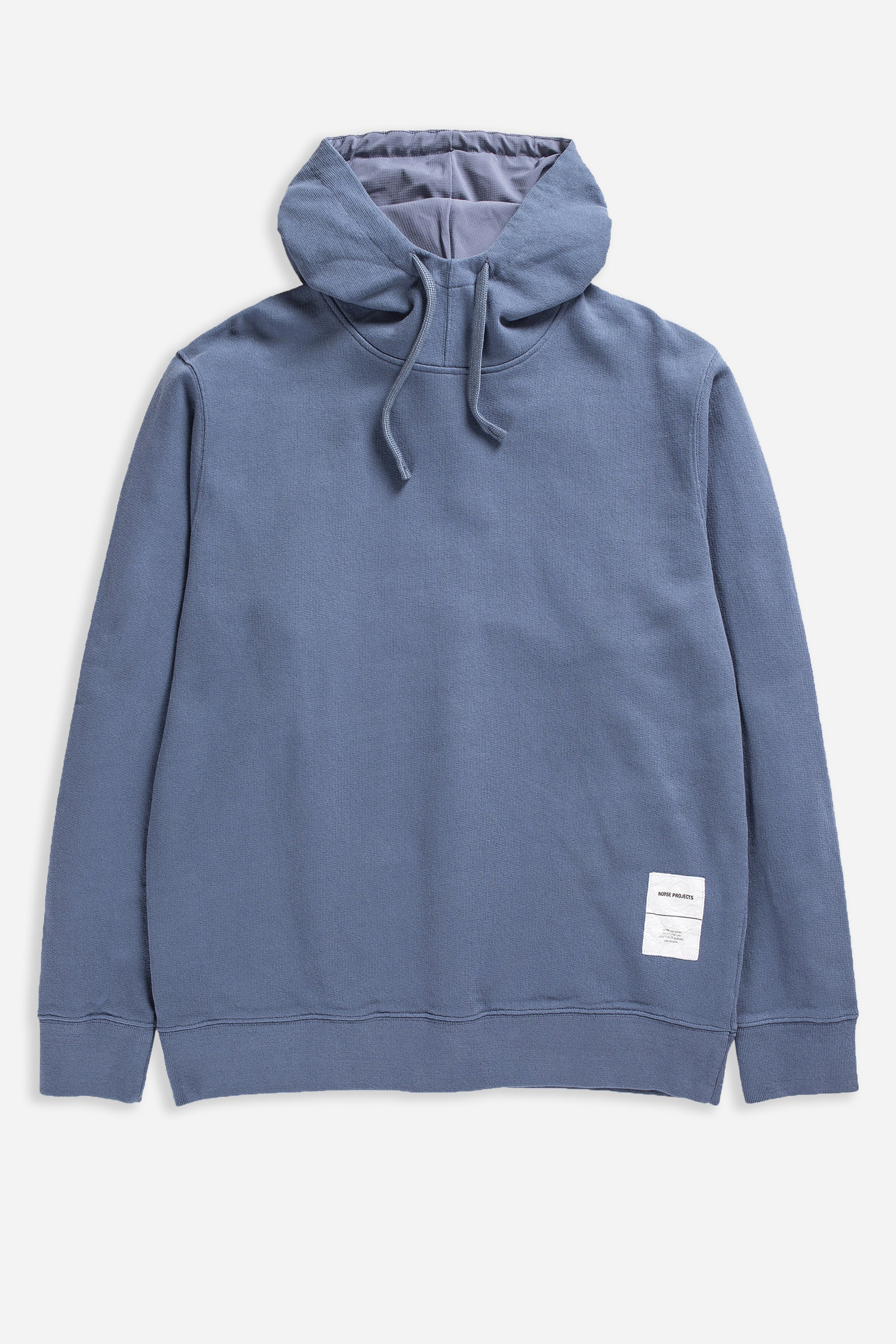 Norse Projects Fraser Tab Series Hood Scoria Blue | HAVN
