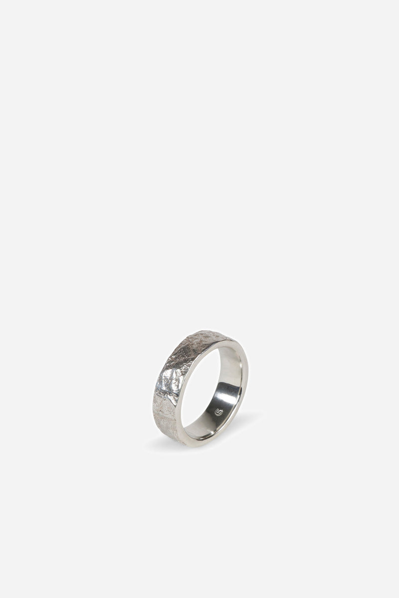 TYPE 004 Crumpled Ring 925 Sterling Silver