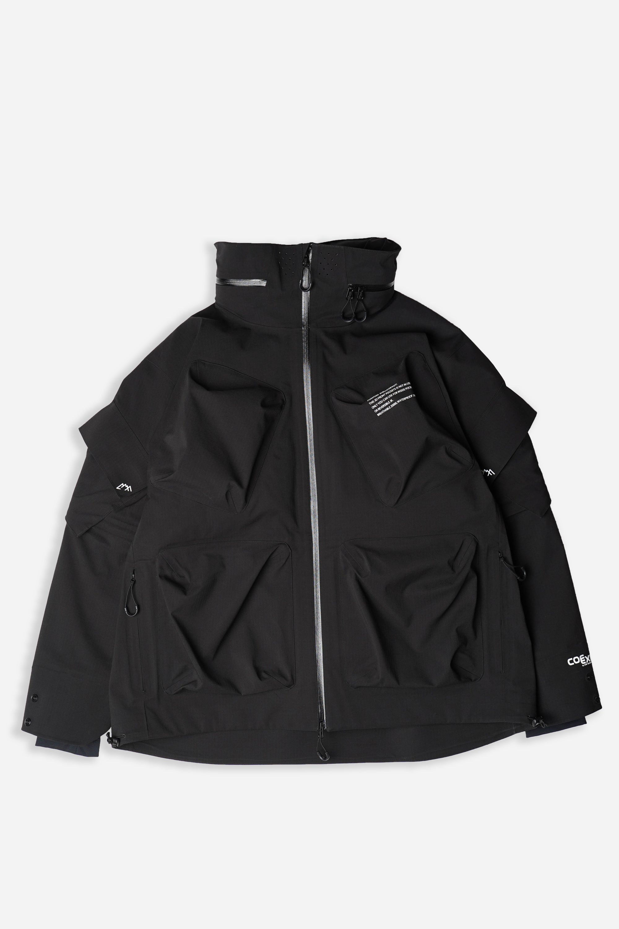 Comfy Outdoor Garment Phantom Coexist Shell Black – HAVN