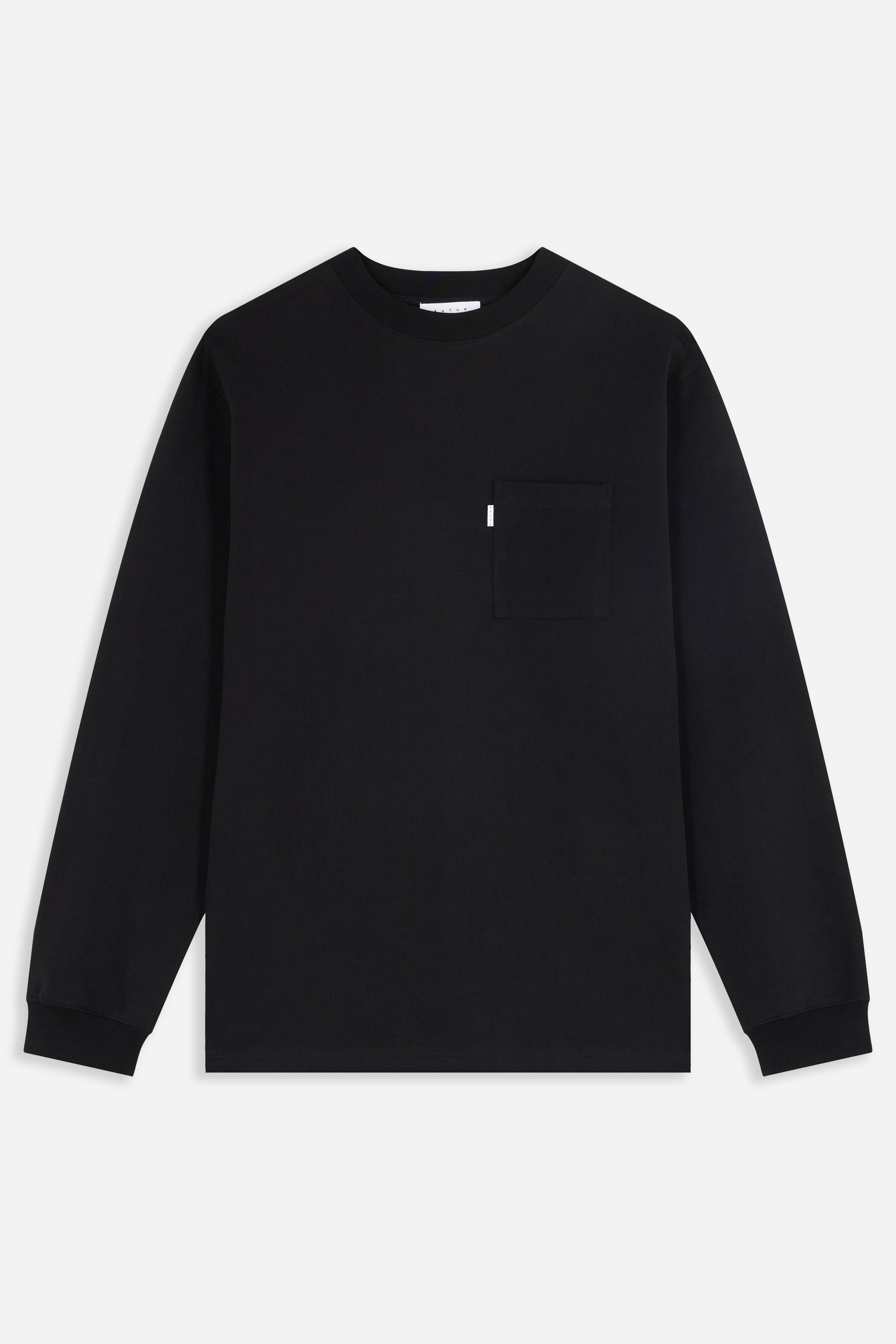 Pocket Hw L.S. Tee Black