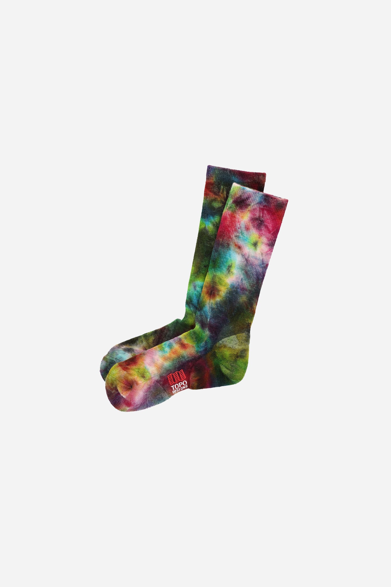 Town Sock Blue/Mustard/Purple (Tie Dye)