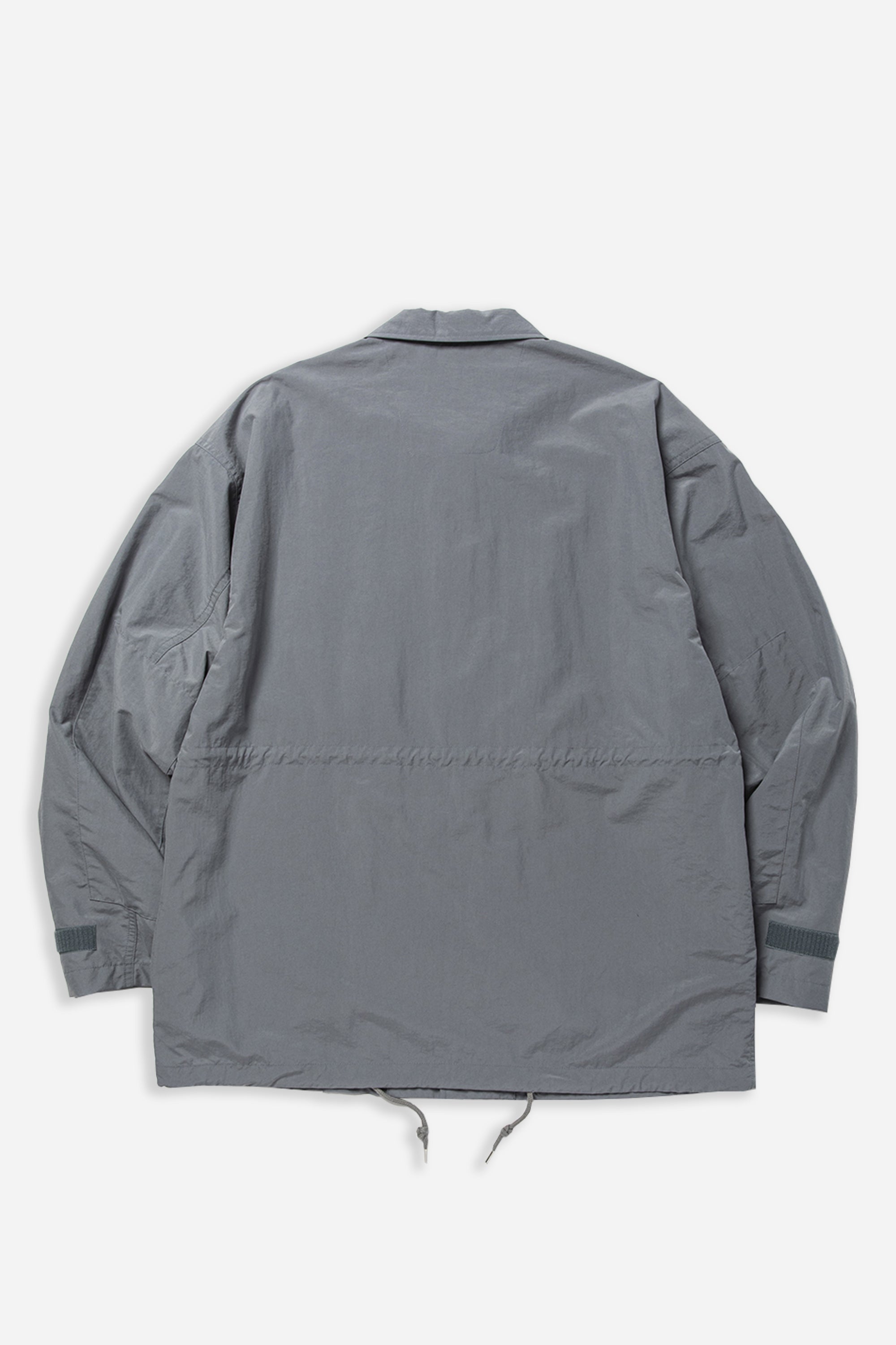 Peach Cotton Shirts Blouson Light Grey