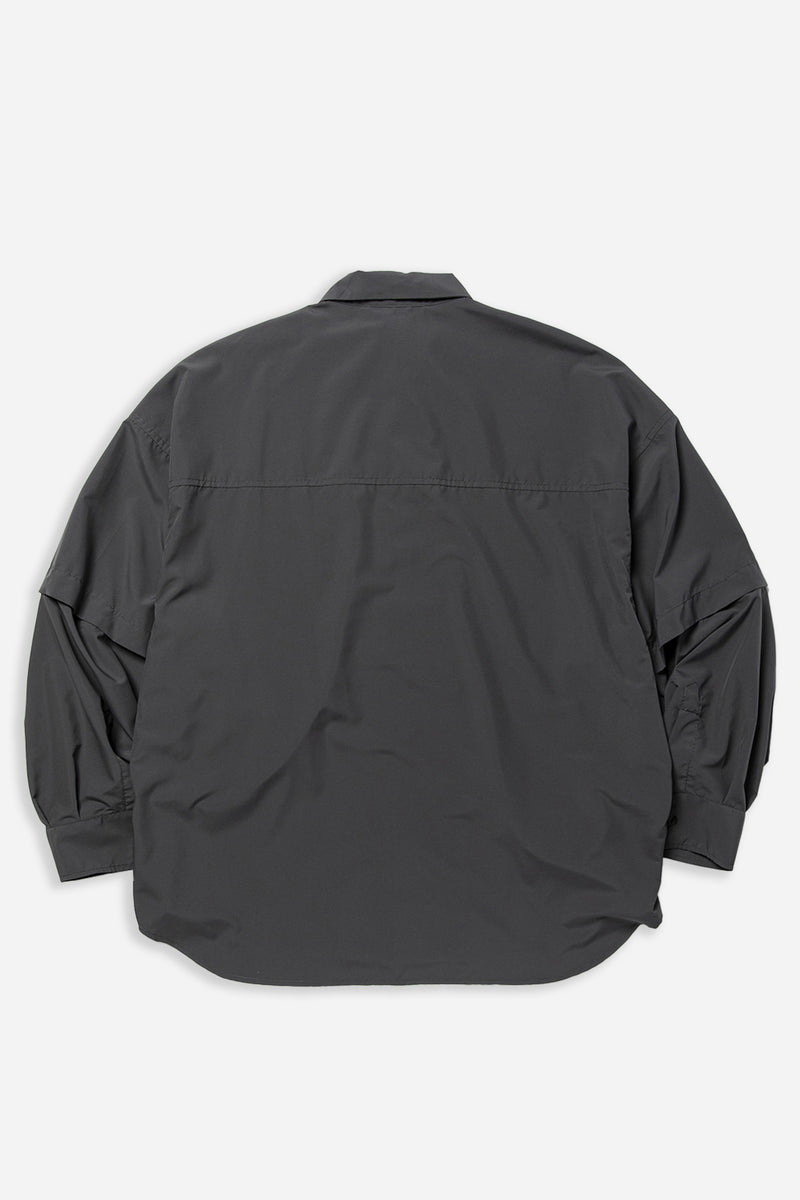 Feather Smooth Snap Shirt Charcoal