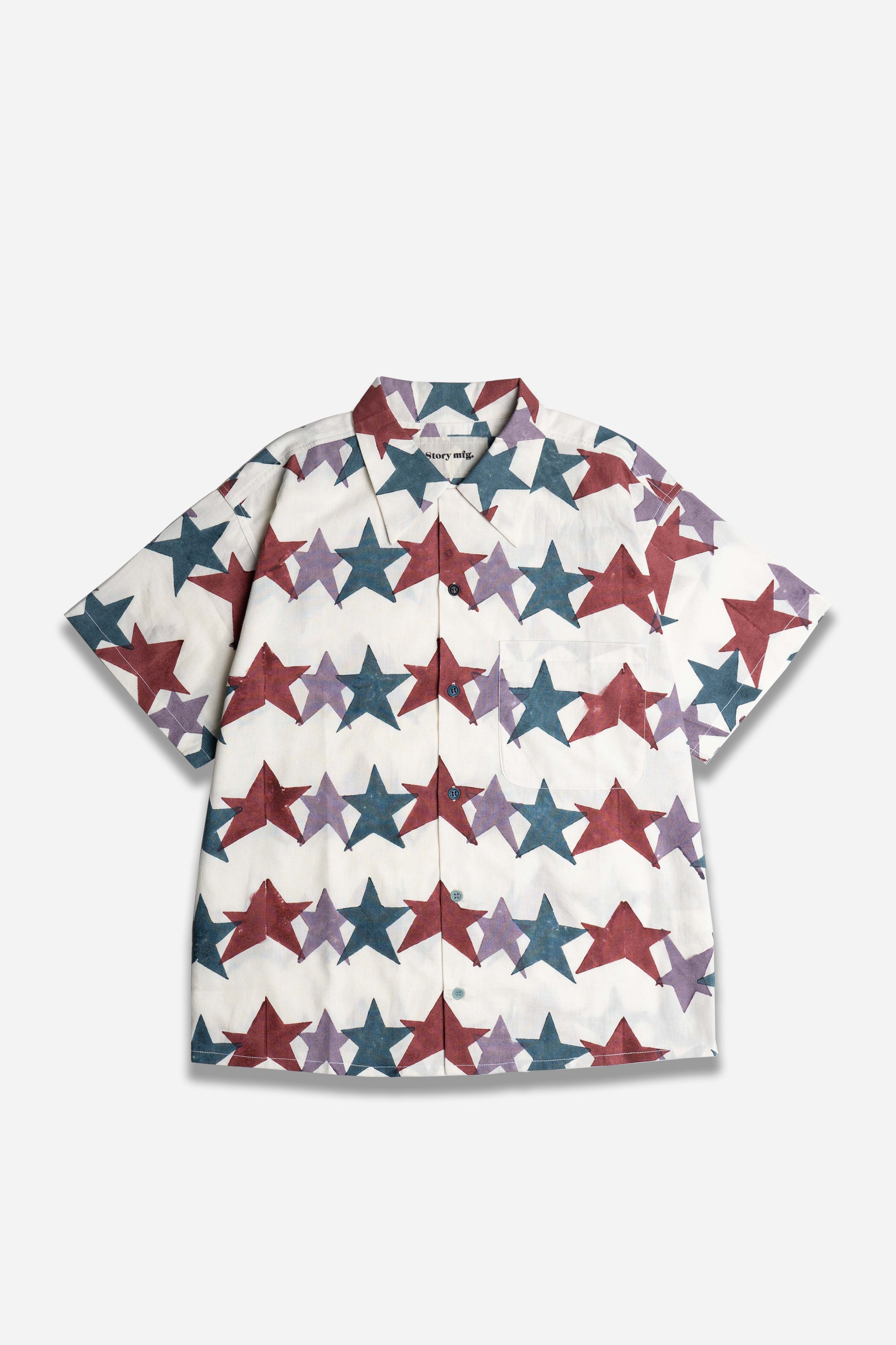 Shore Shirt Star Block Print