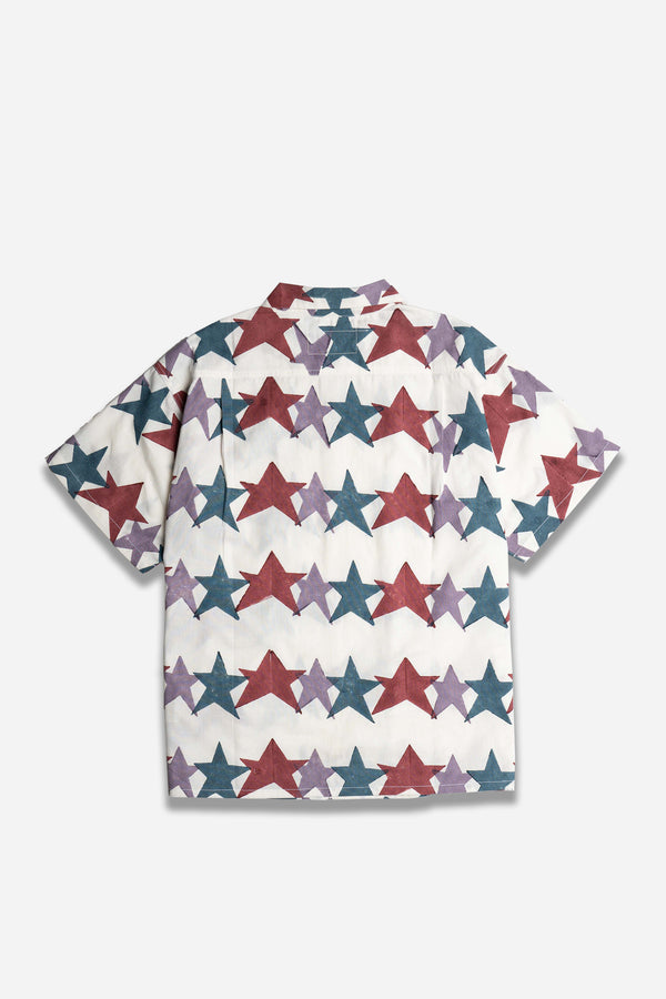 Shore Shirt Star Block Print