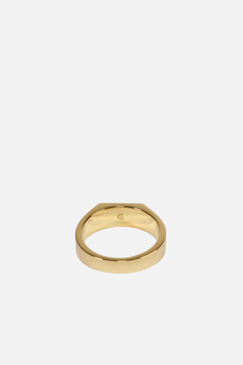Type 003 Rectangle Signet Ring 9k Gold
